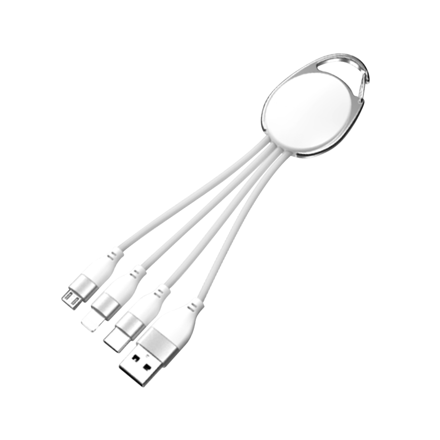 Key Chain 3 In 1 Data Cable