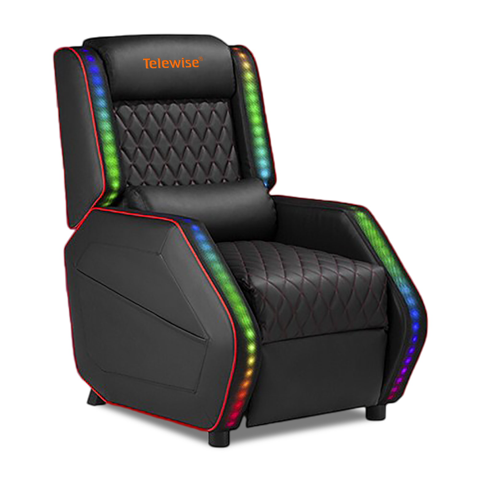 Recliner Gaming Couch with RGB Light