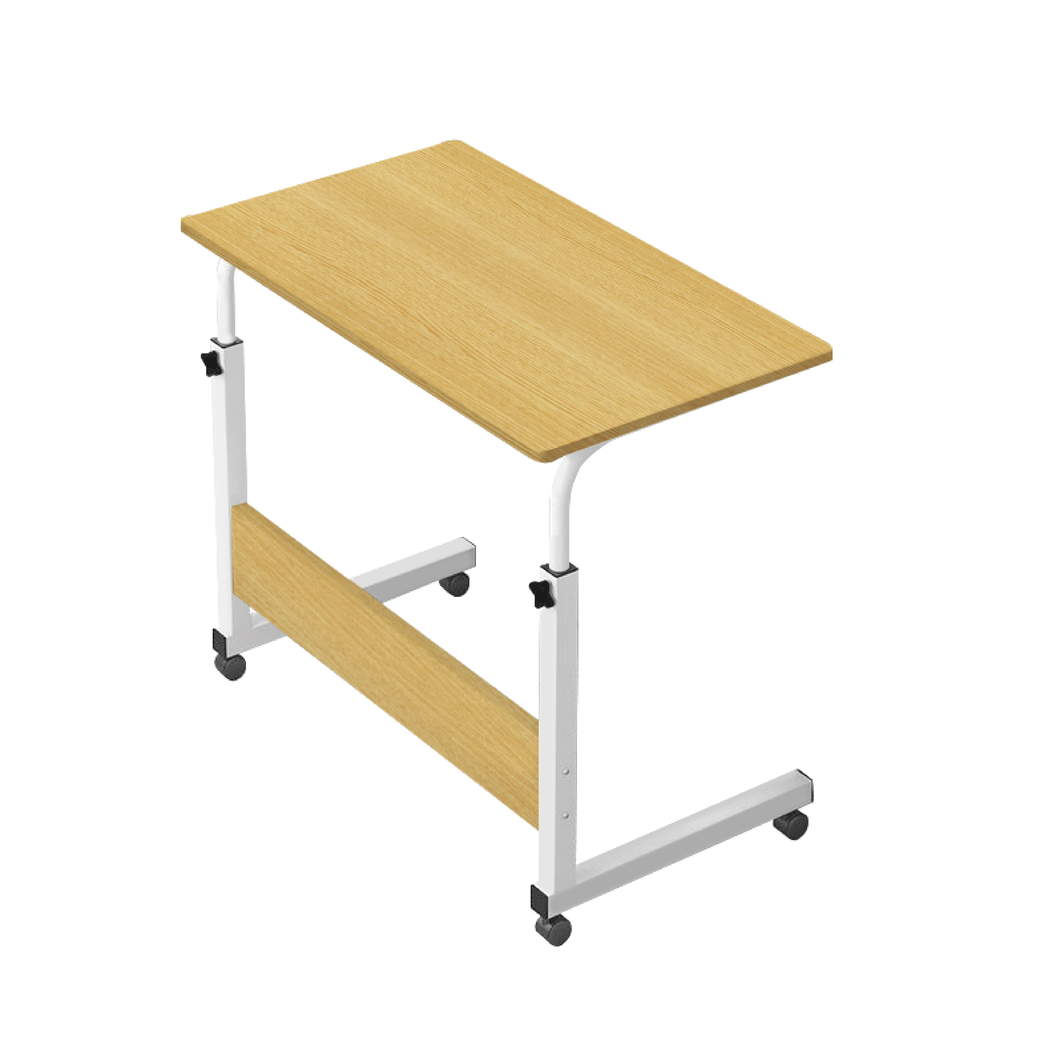 Laptop Desk with 4 Brake Wheels 