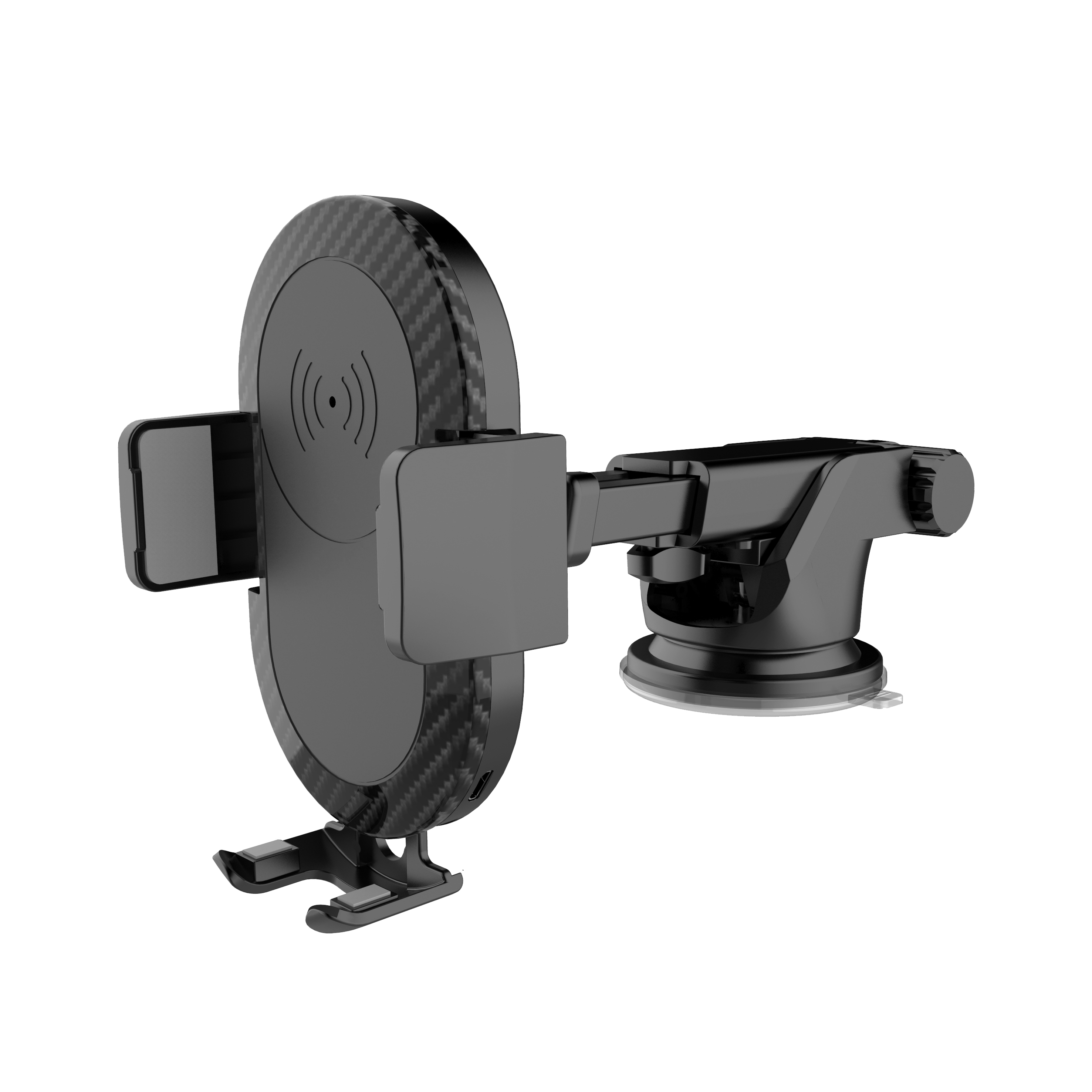 Wireless Charging Phone Holder with Touch Sensing 