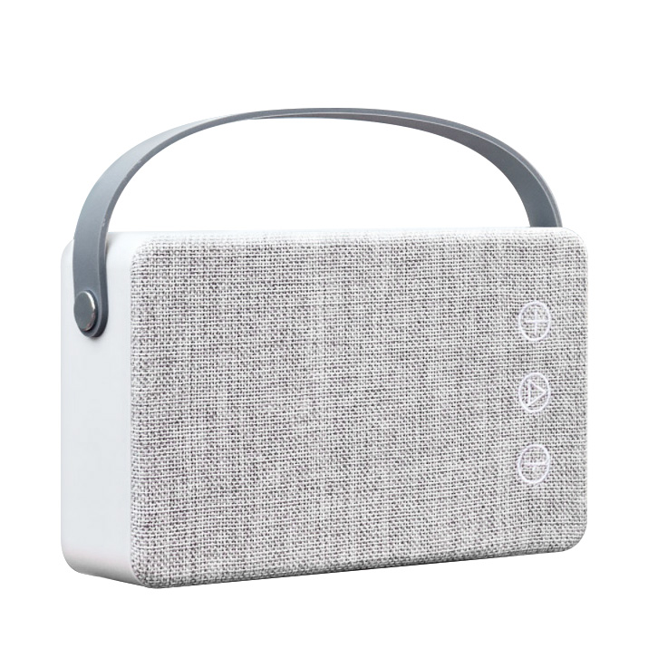 Wheat Straw & Fabric Bluetooth Speaker