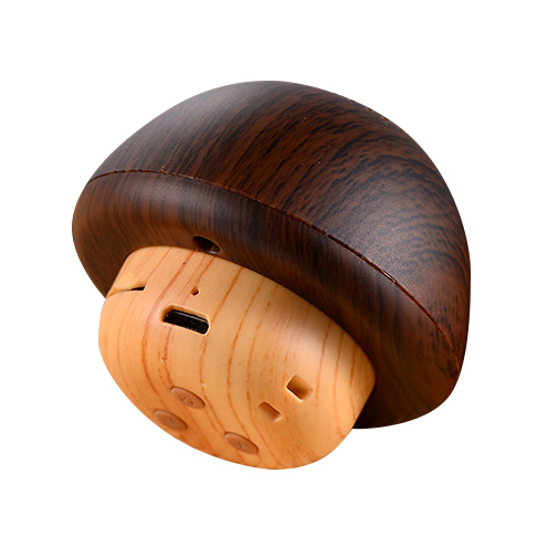 Wood Waterprint Mushroom Bluetooth Speaker