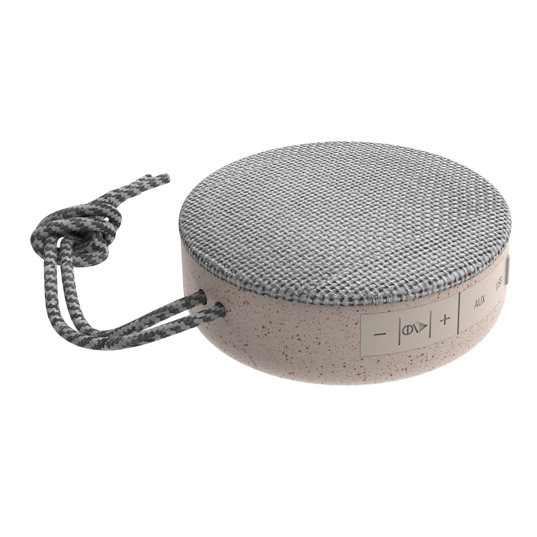 Wheat Straw & Fabric Bluetooth Speaker