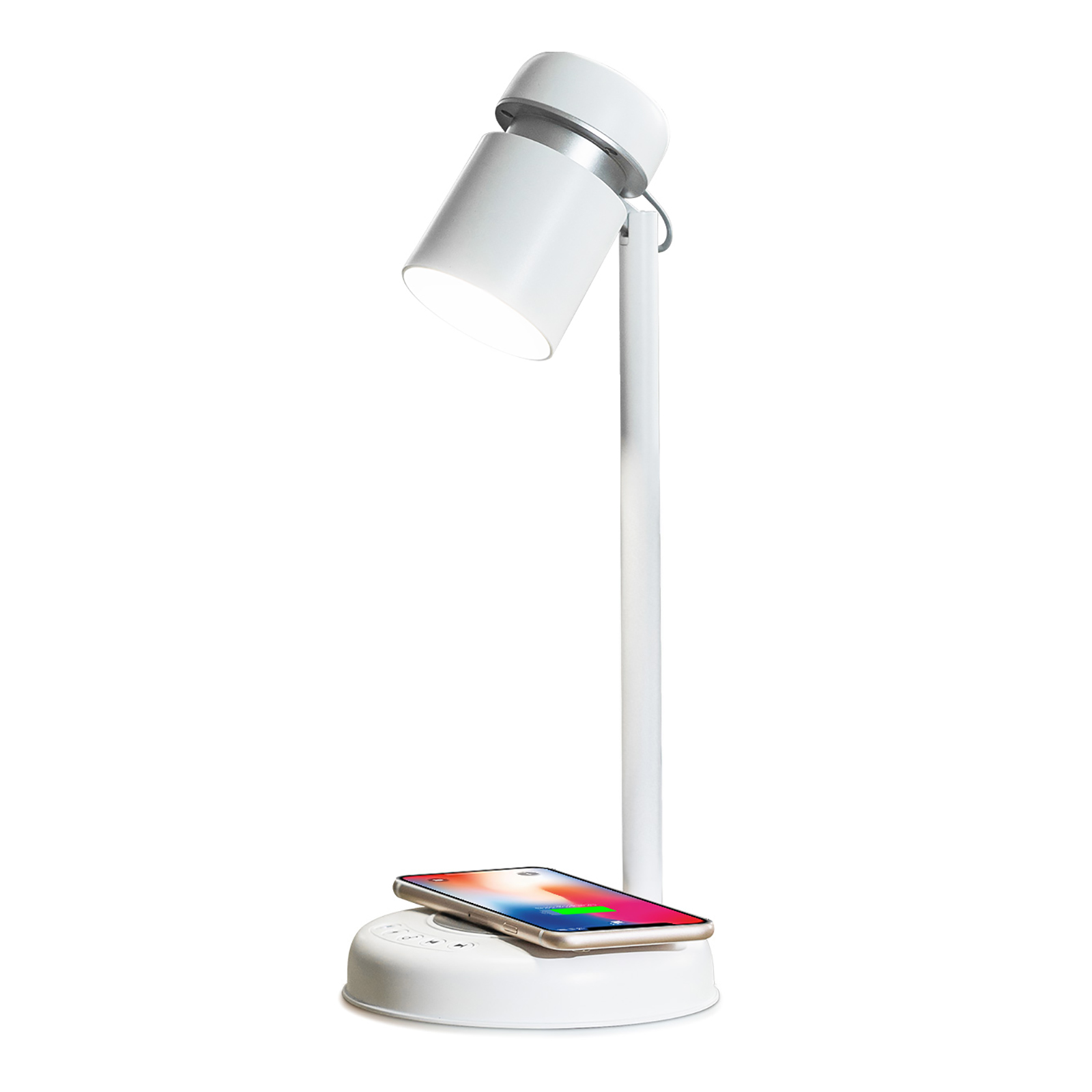 Wireless Charger Lamp with Bluetooth Speaker