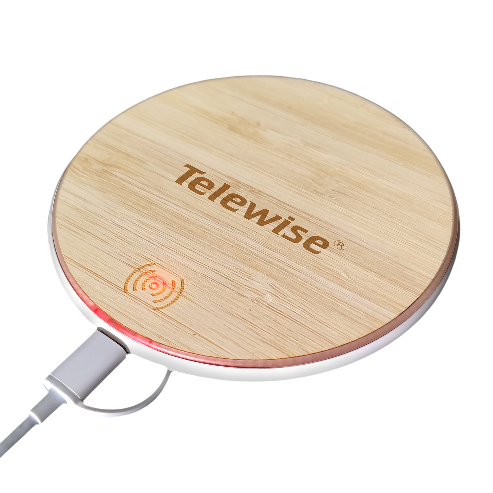 Bamboo Wireless Charger Pad