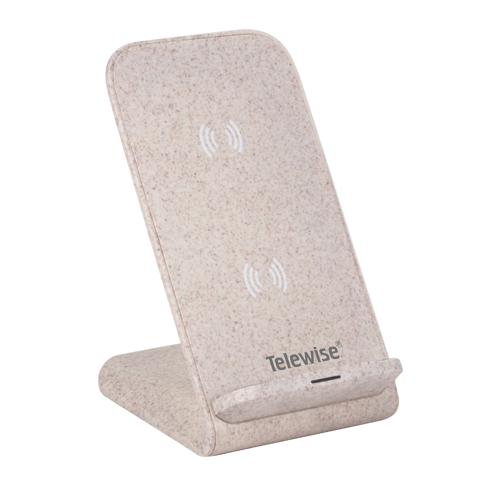 Wheat Straw Wireless Charger Phone Stand