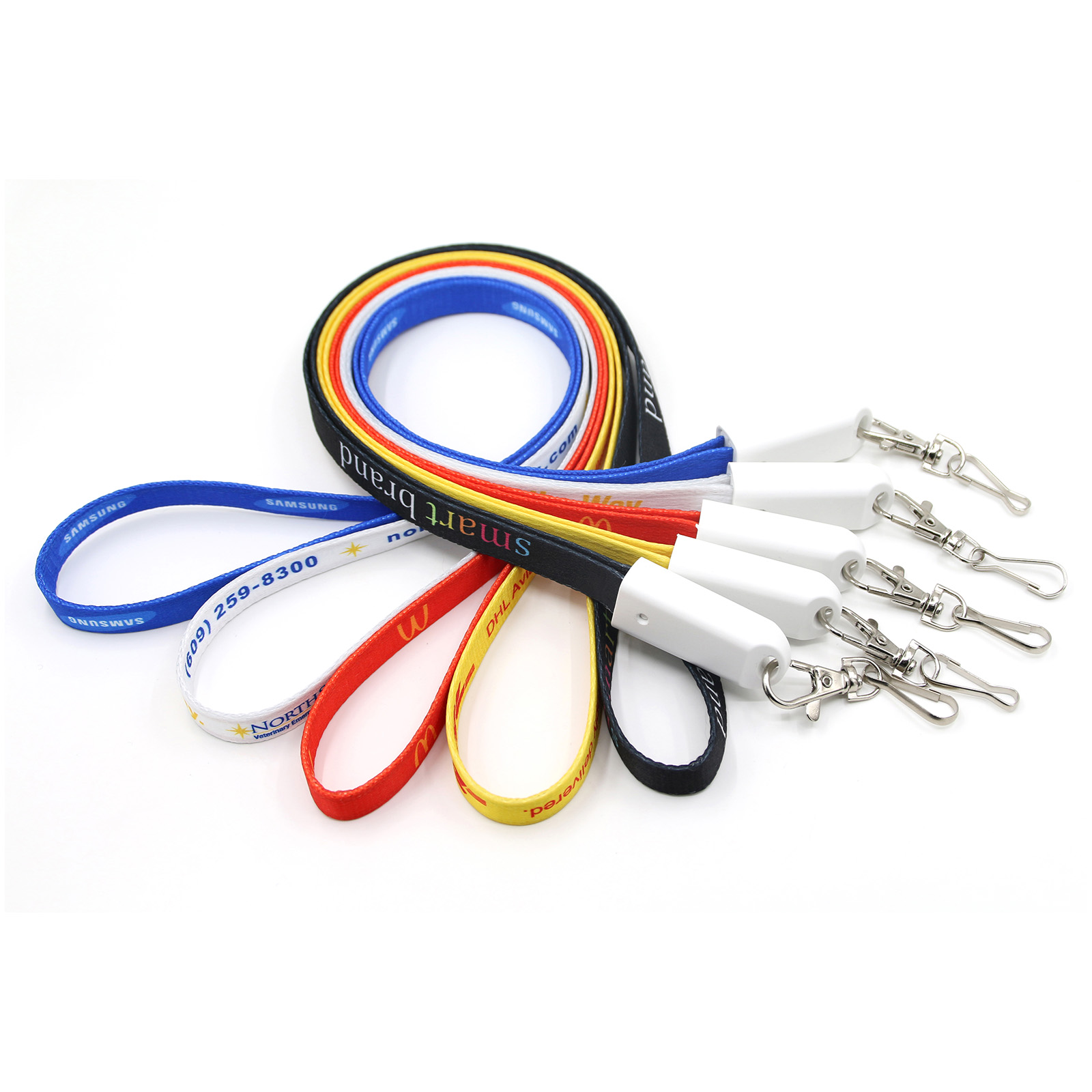 3 In 1 Polyester Lanyard Cable