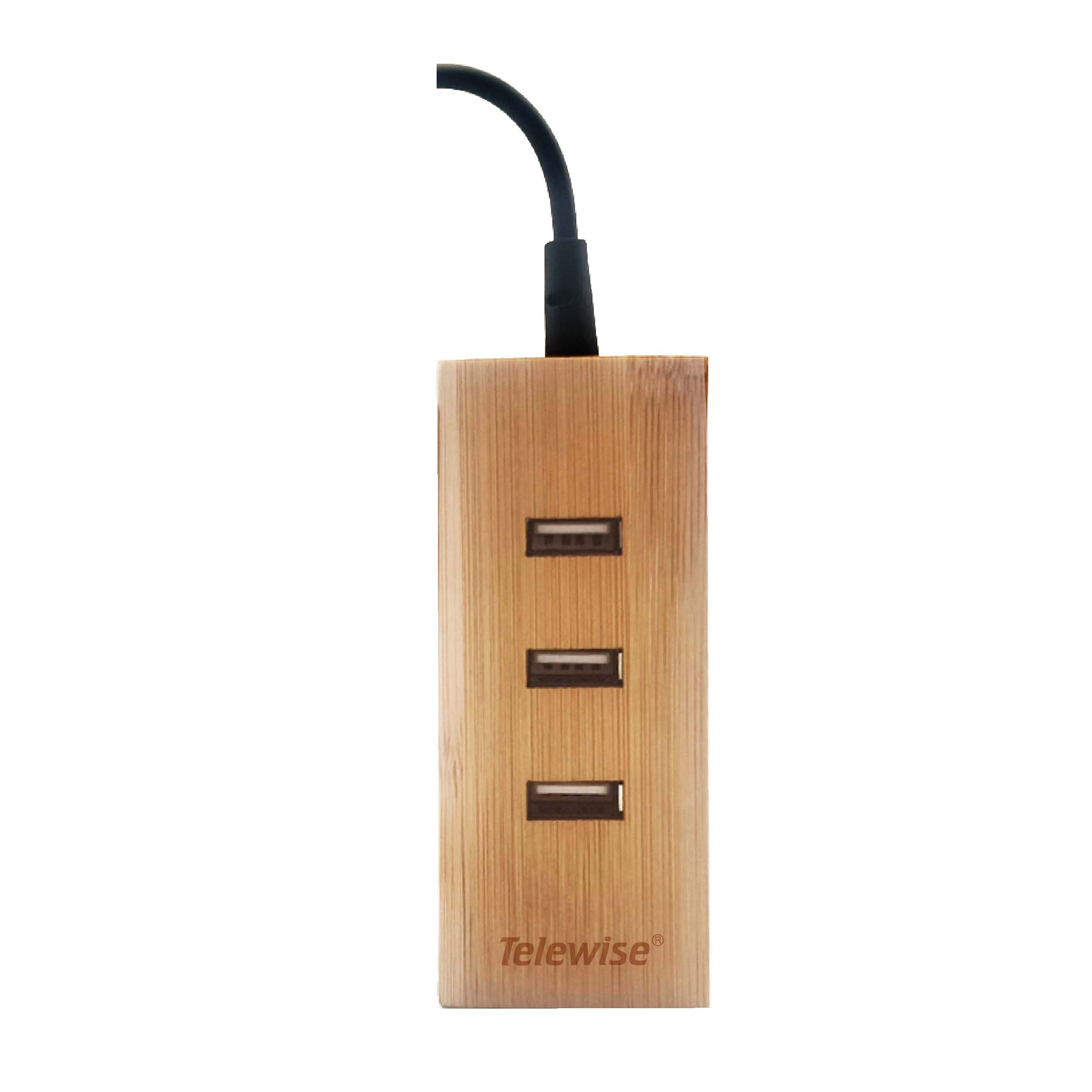 Bamboo USB Hub