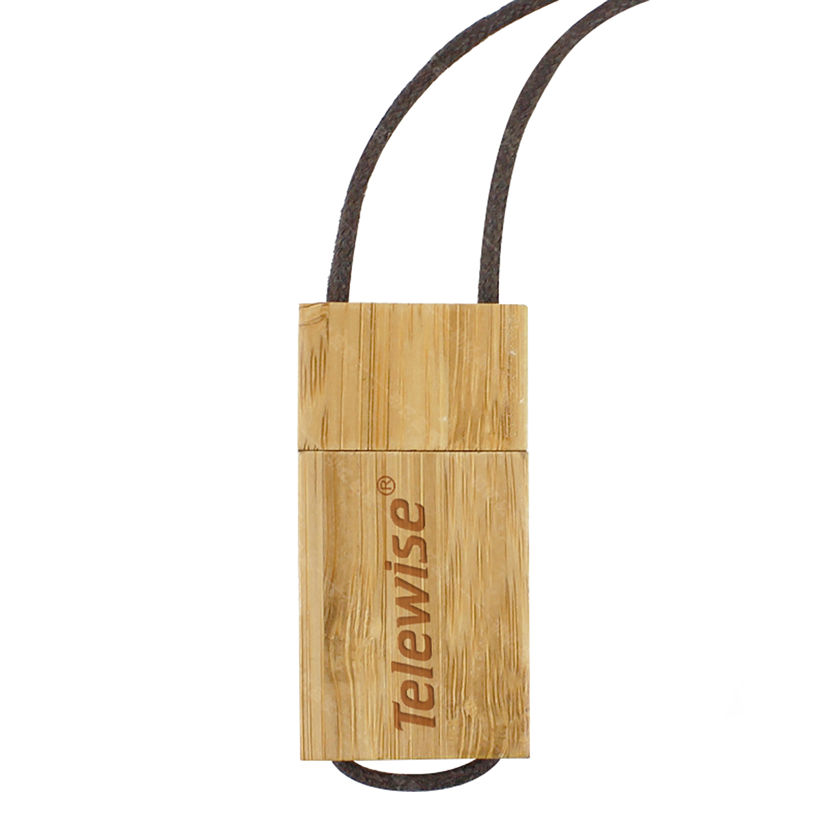 Wooden USB Flash Drive with Rope