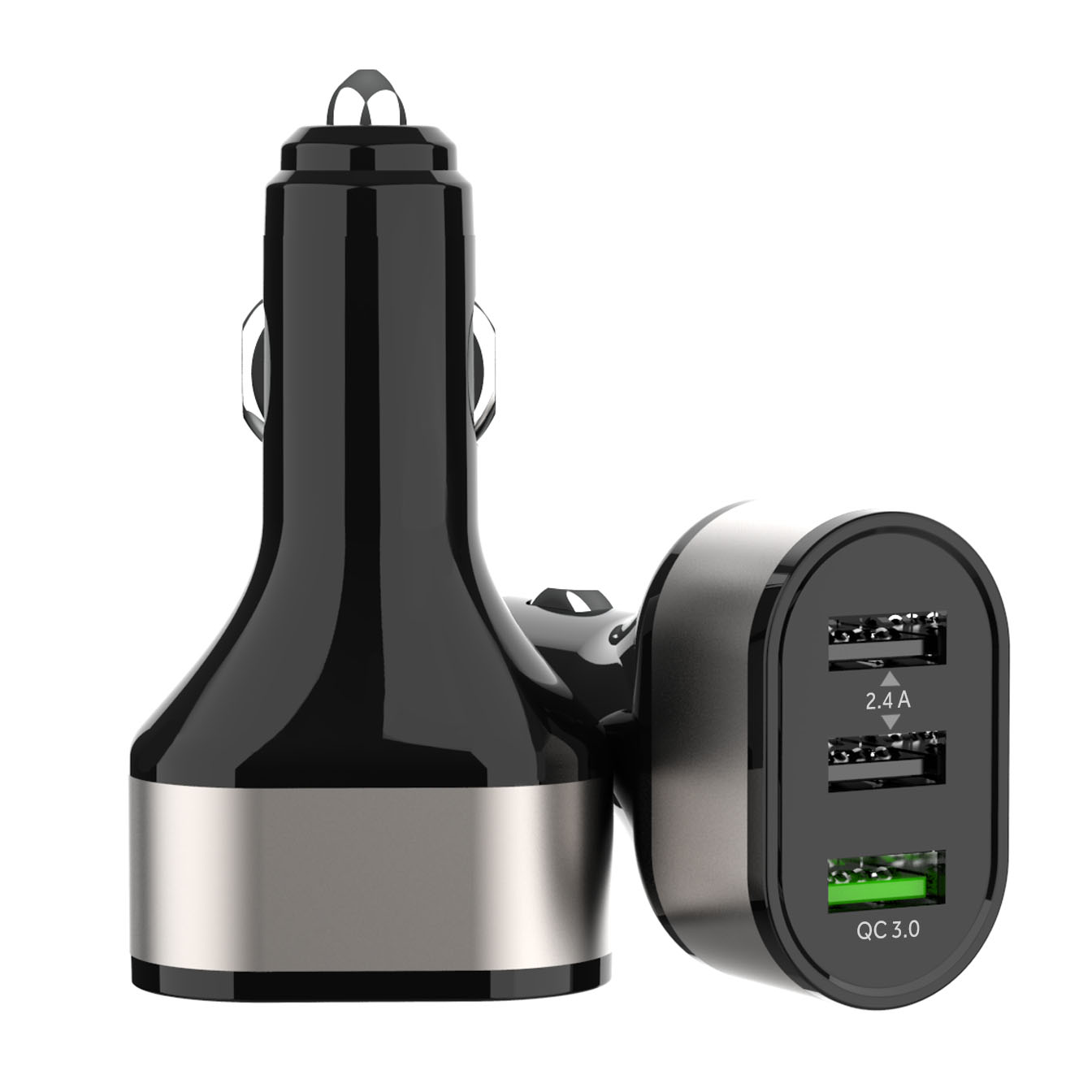 42W QC3.0+Smart IC 3USB Car Charger