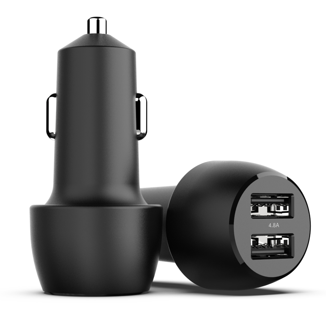 24W Dual Ports Smart Car Charger