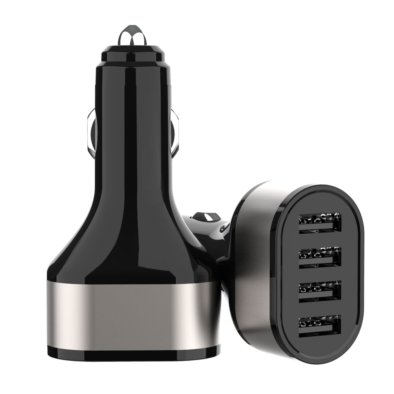 48W Smart IC 4 USB Car Charger