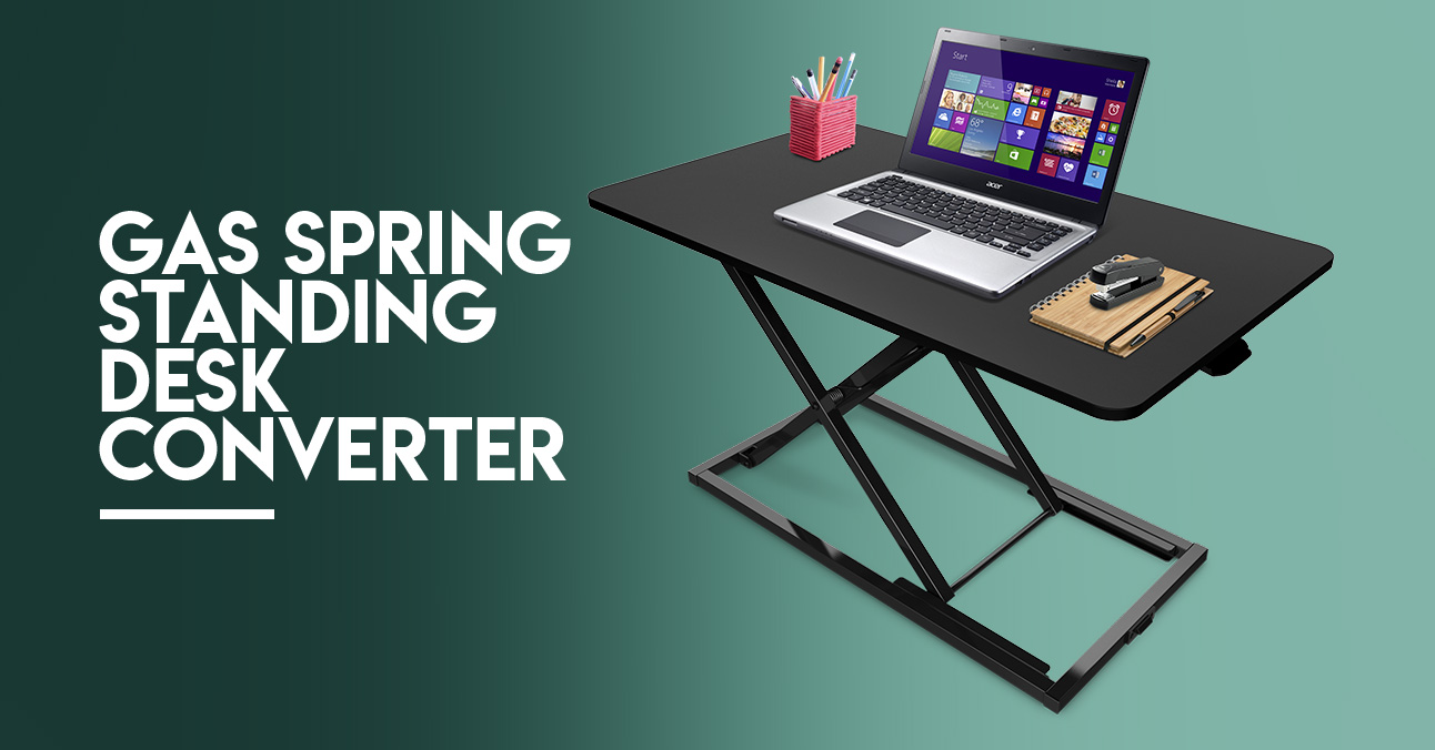 Gas Spring Standing Desk Converter