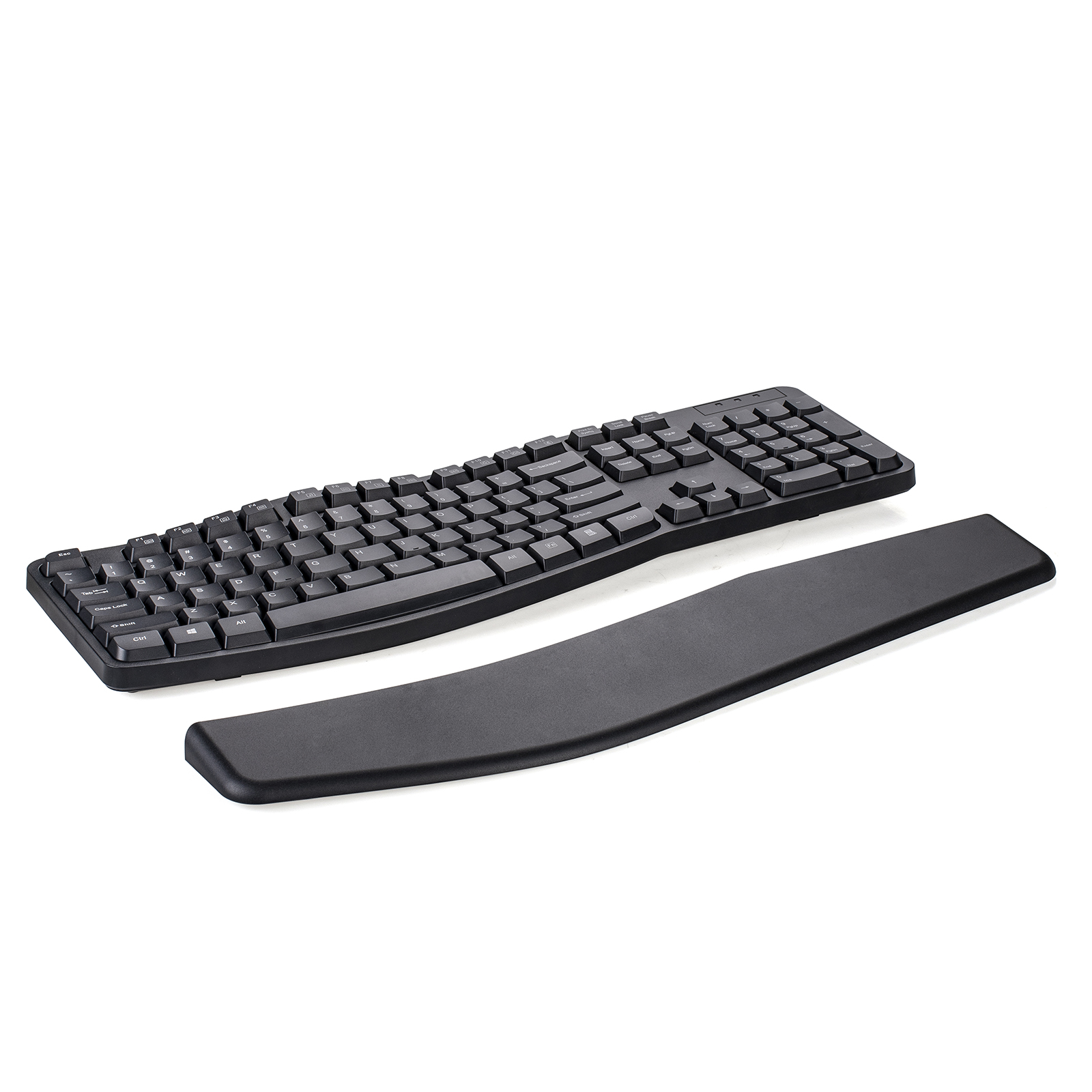 Ergonomic 2.4G Wireless Keyboard