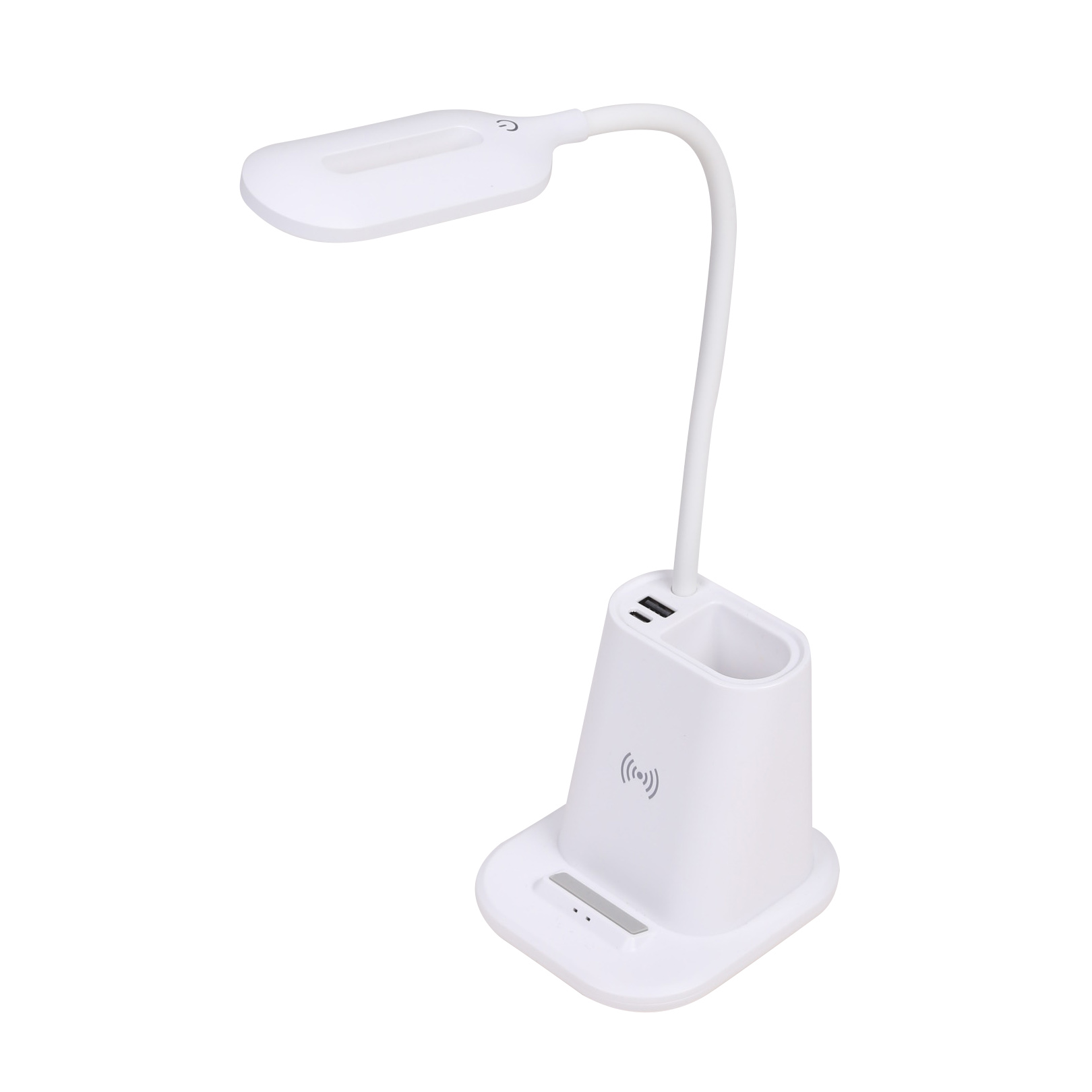 Wireless Charger Lamp with Pen Holder