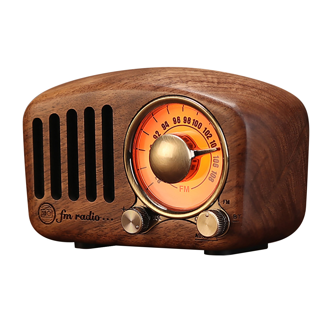 Retro Bluetooth Speaker With FM Radio