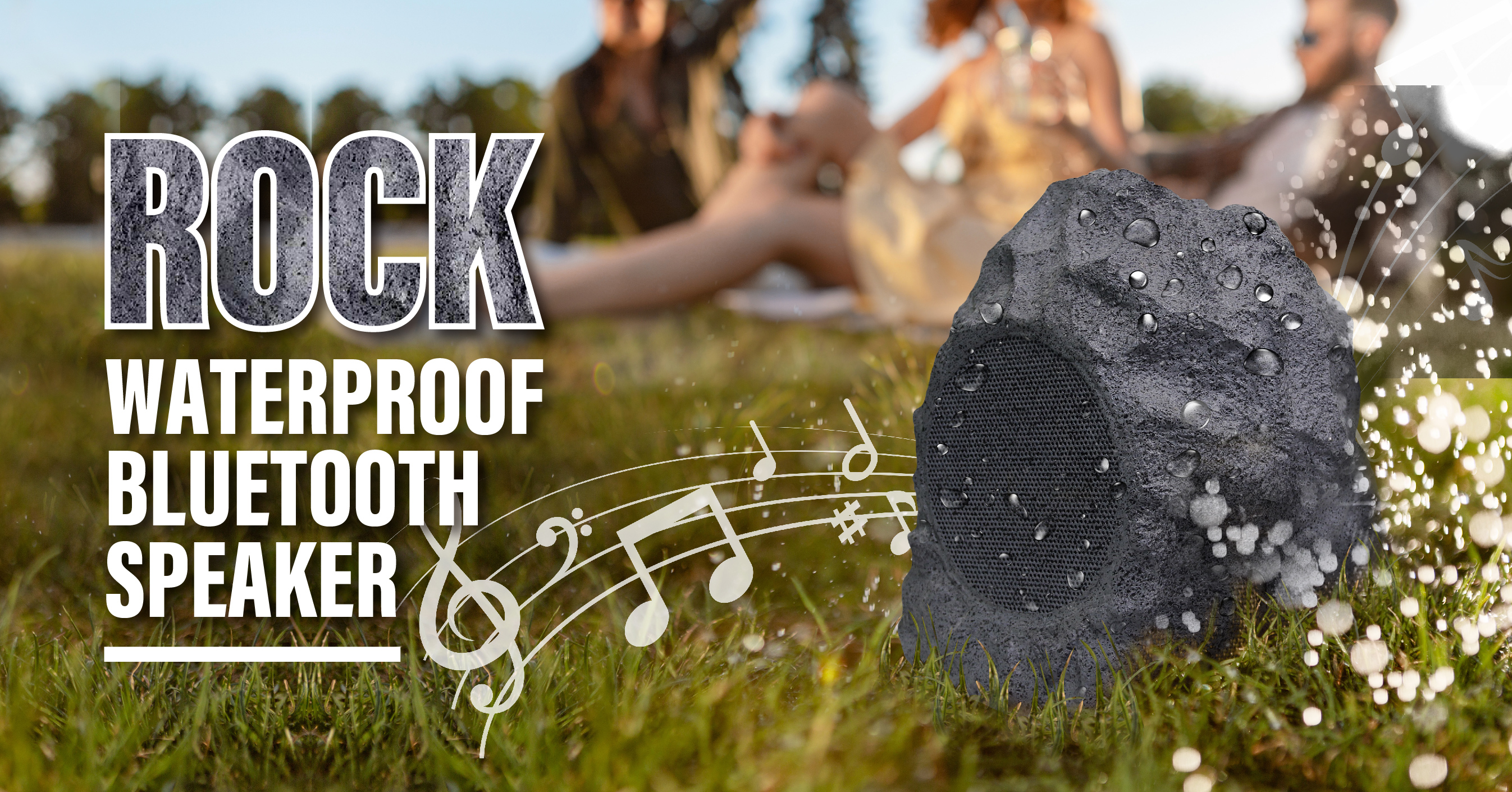 Rock Waterproof Bluetooth Speaker