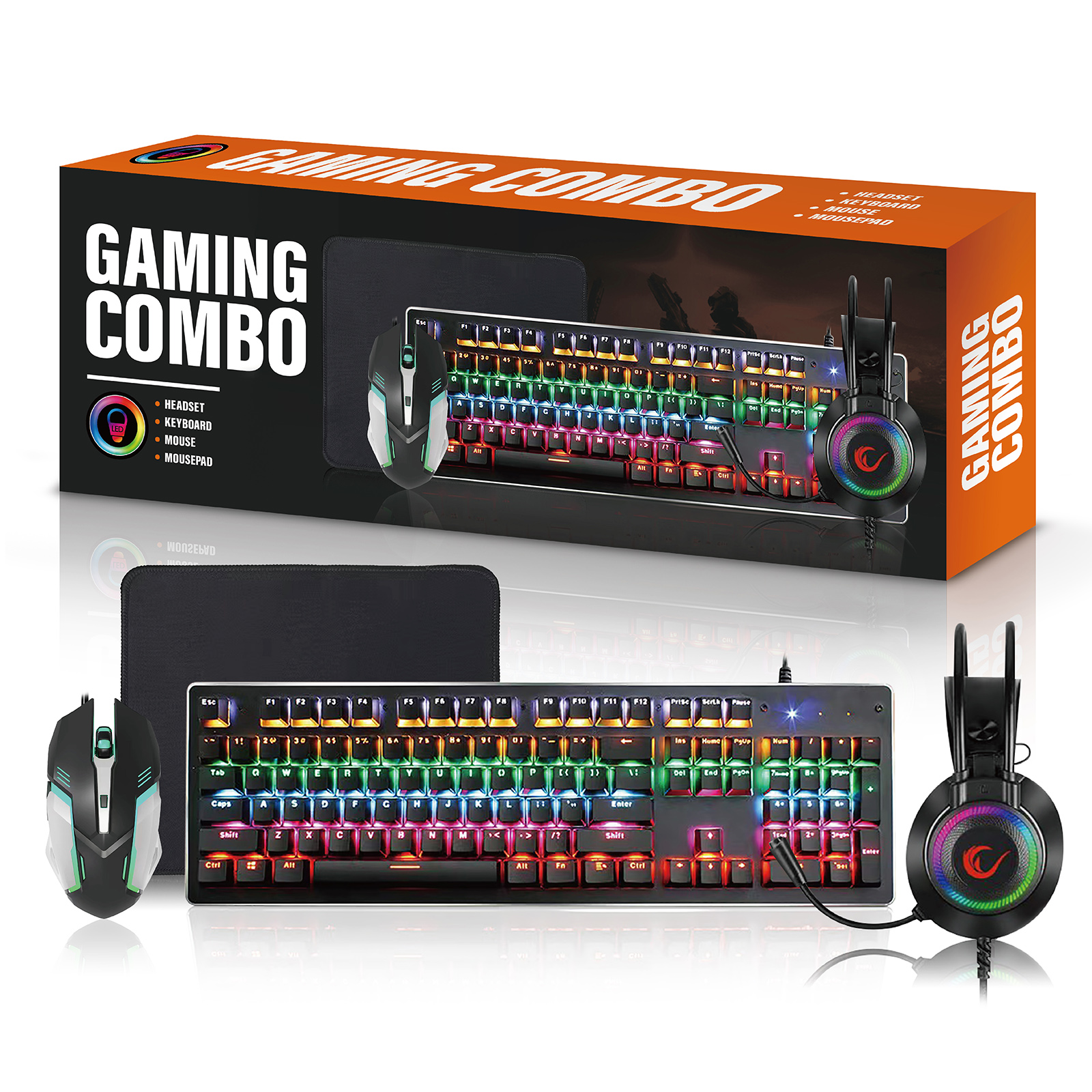 4 In 1 RGB Gaming Combo