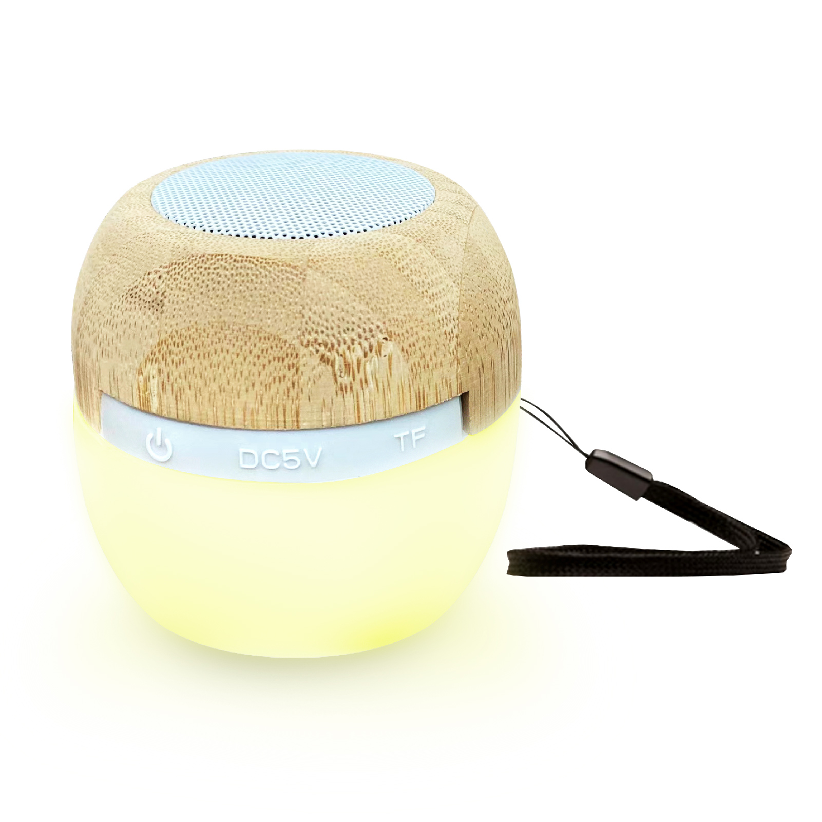 Bamboo Bluetooth Speaker Night Light