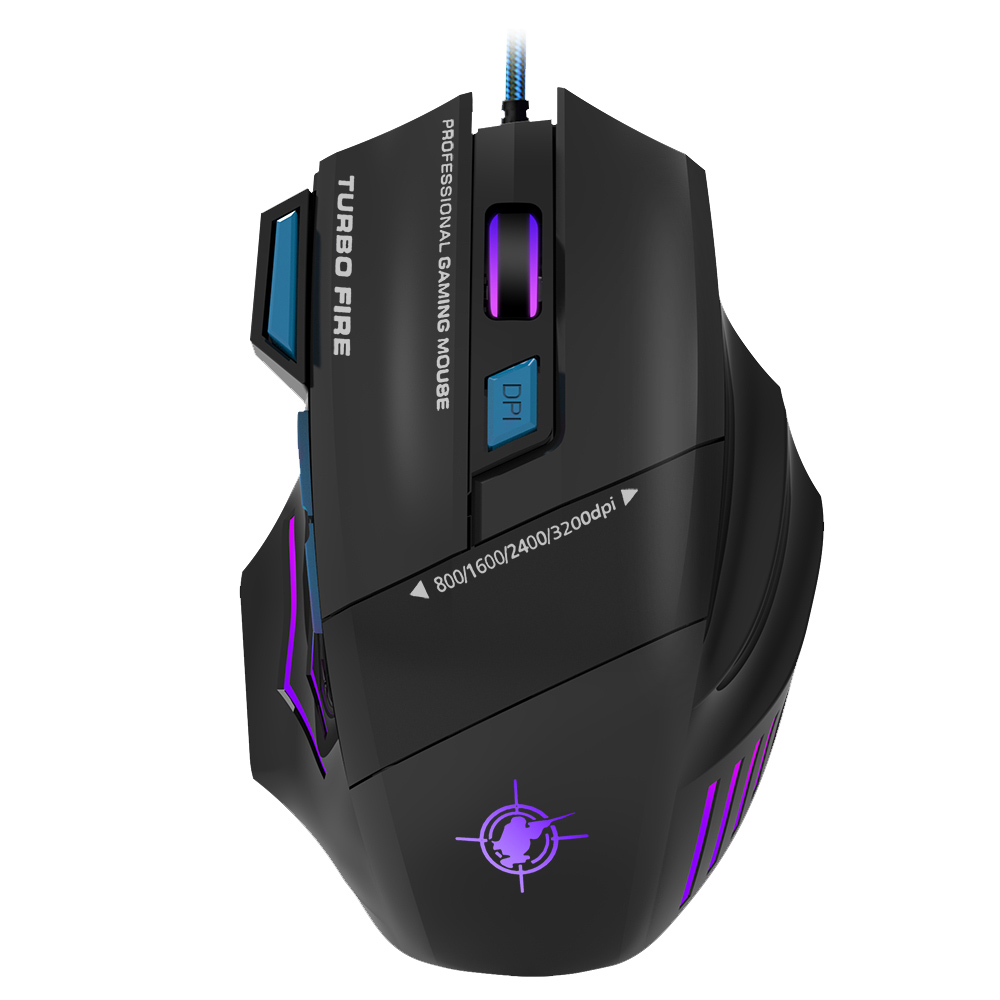 Wired Breathing Light 7D Gaming Mouse