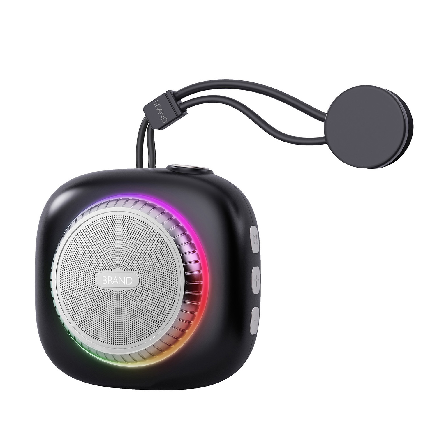 Handle LED Light Bluetooth Speaker with Suction Cup