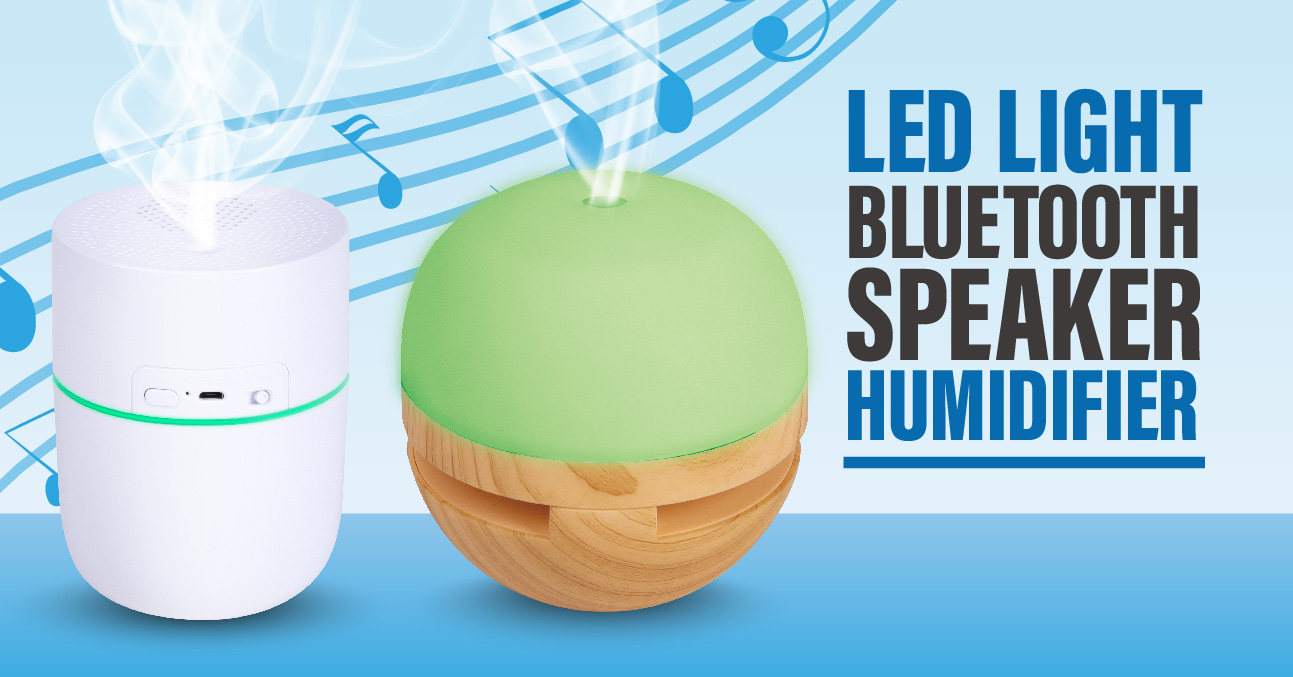 LED Bluetooth Speaker & Humidifier