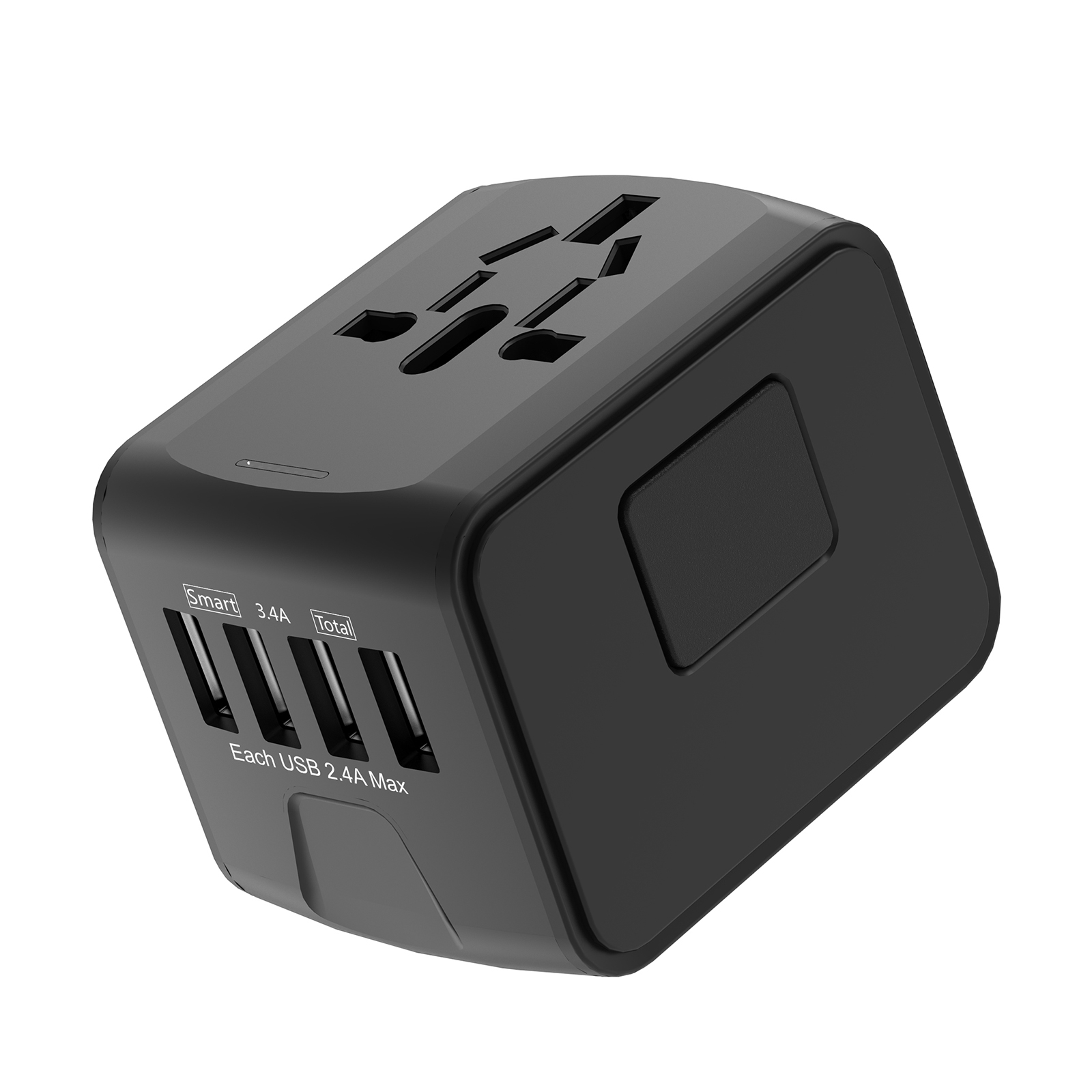 Travel Adapter With 4 USB