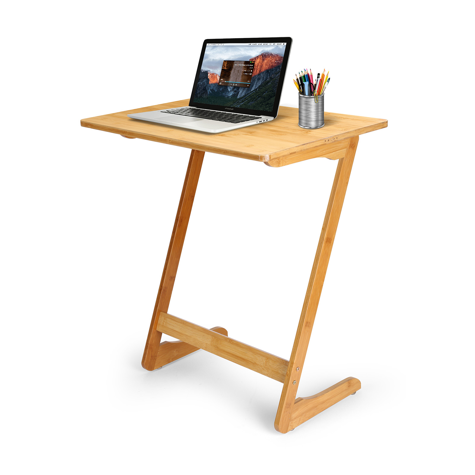 Bamboo Side Table Laptop desk