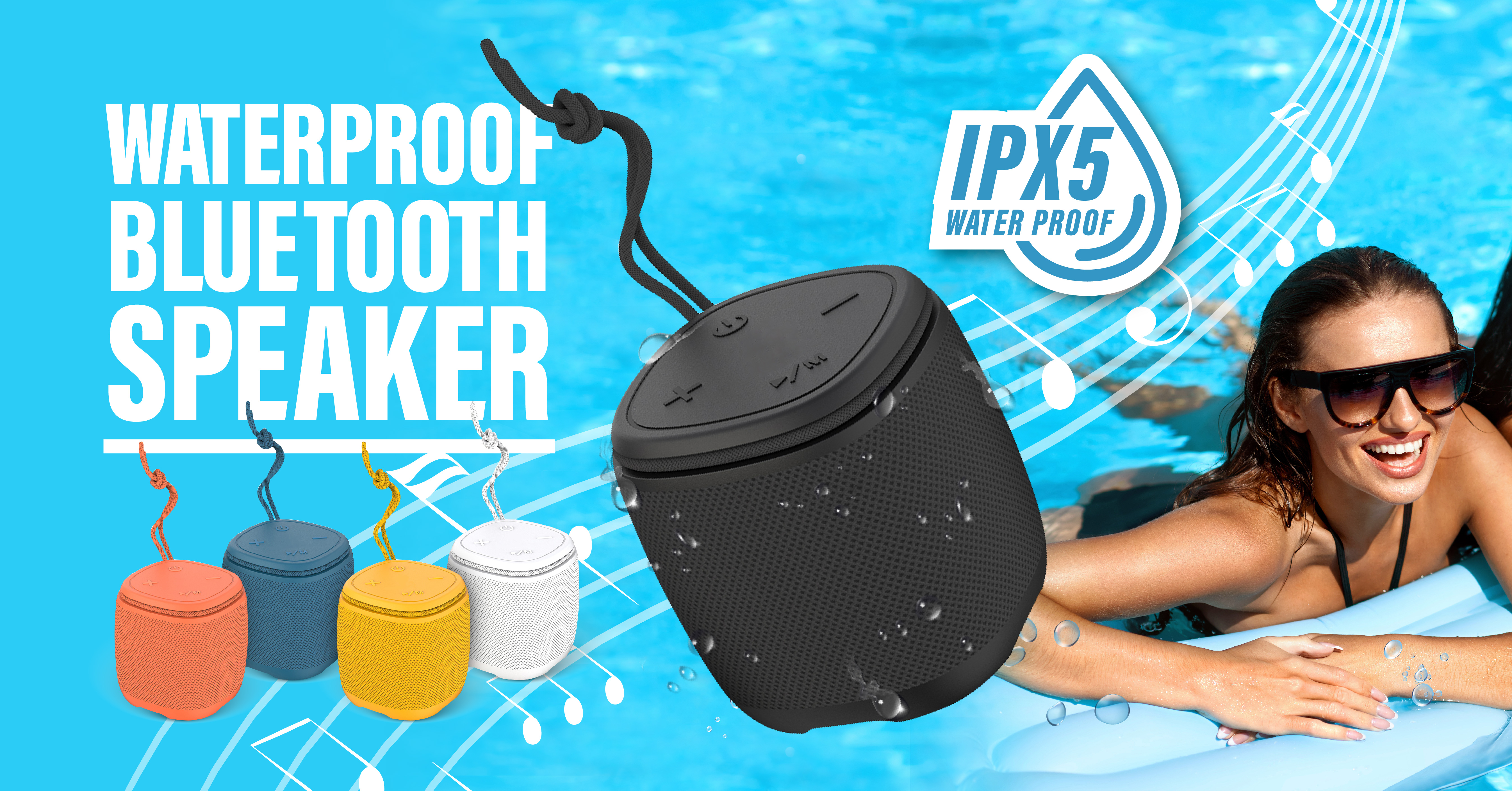 IPX5 Waterproof Bluetooth Speaker