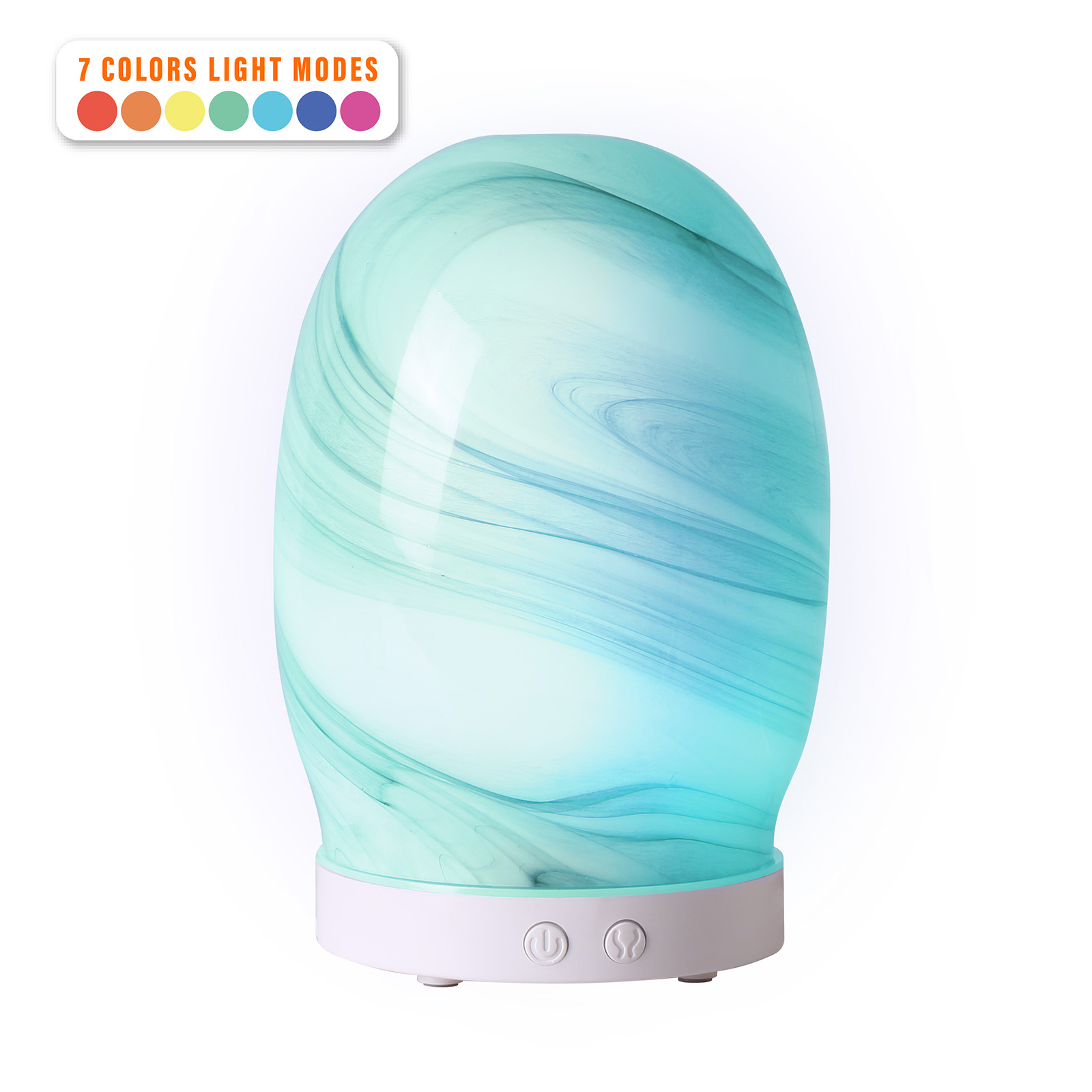 Glass Aroma Diffuser Night light