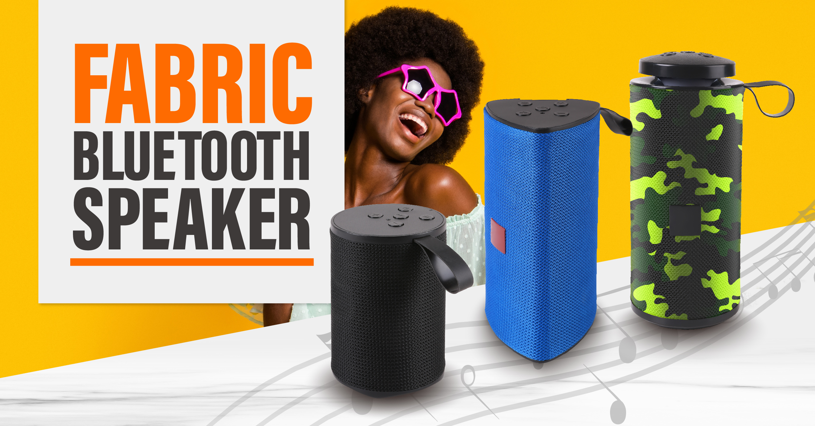 Fabric Bluetooth Speaker