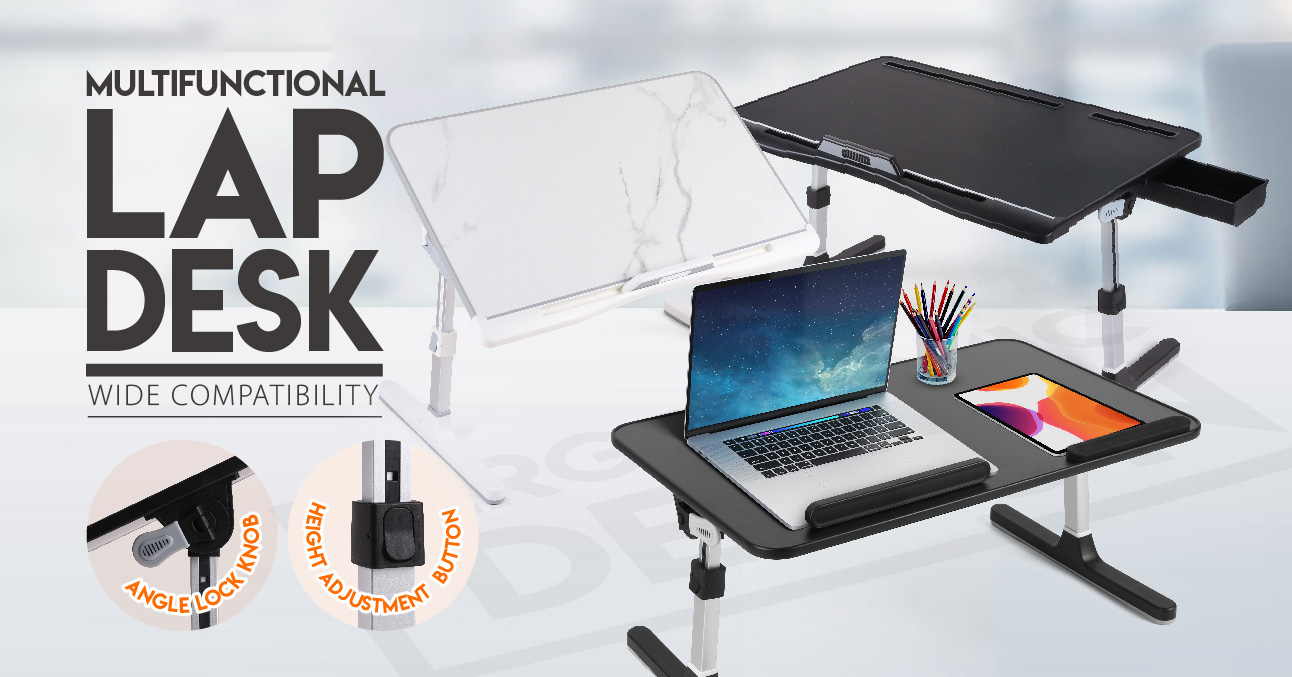 Foldable & Adjustable Laptop Desk