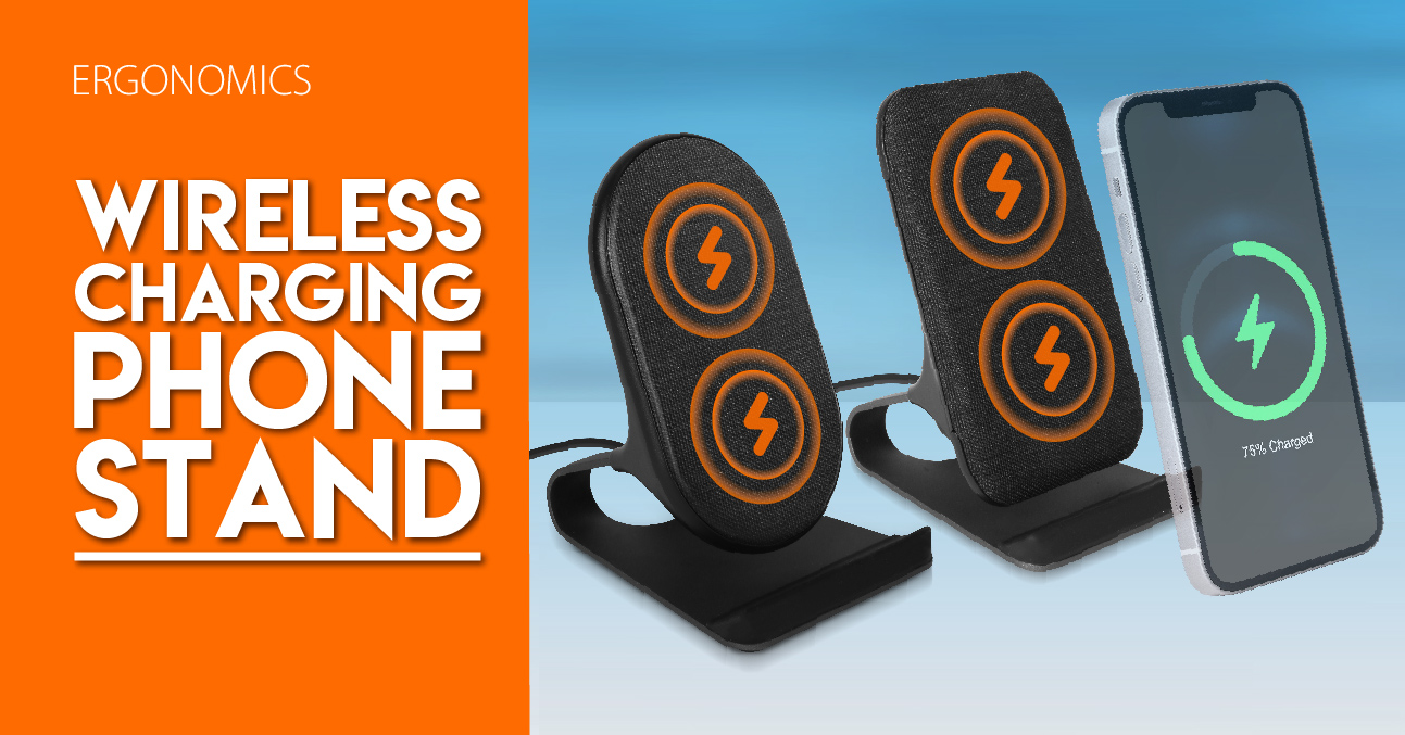 Wireless Charging Phone Stand (2 Coil)