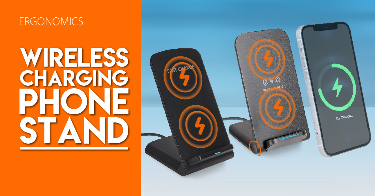 Wireless Charging Phone Stand (2 Coil)