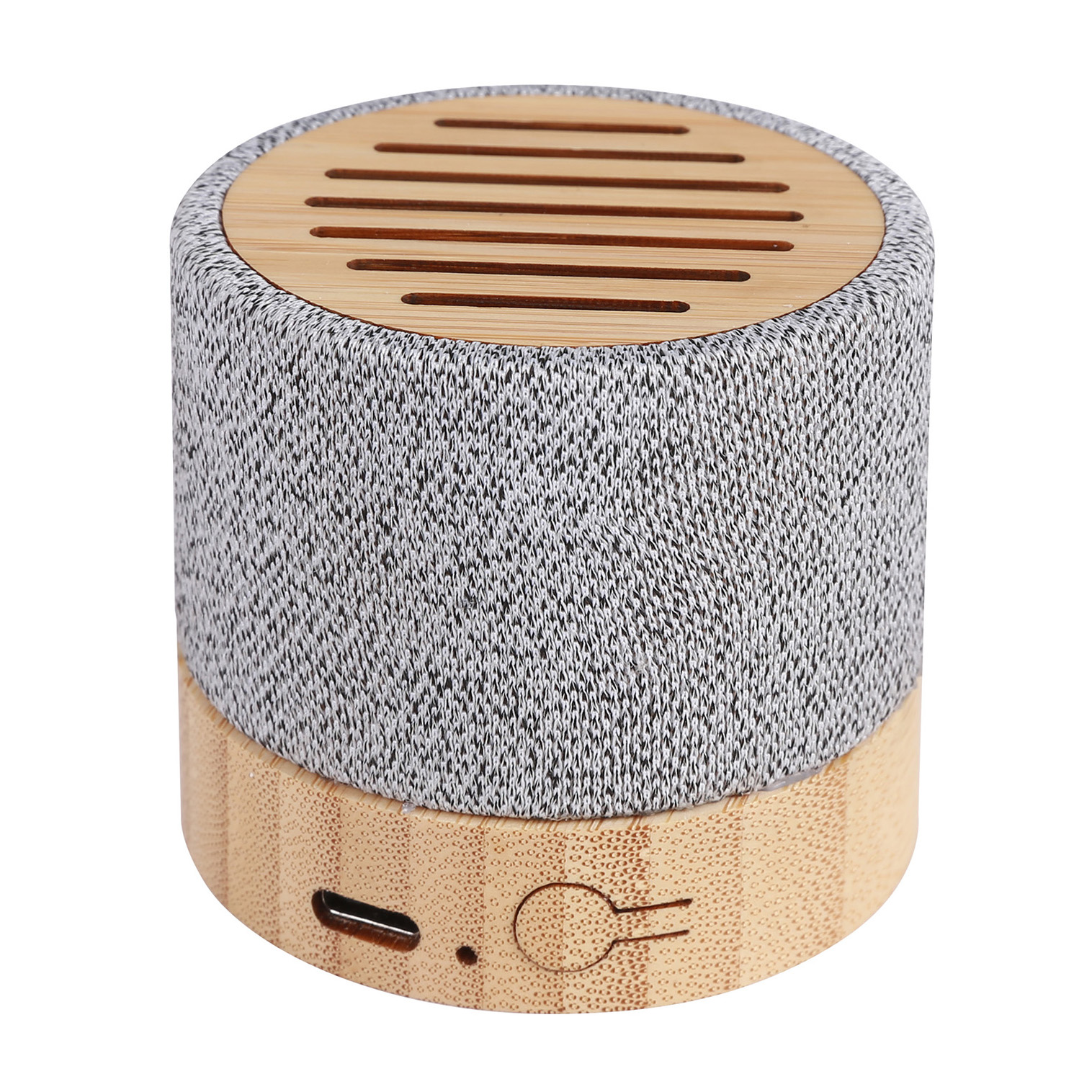 Bamboo & Fabric Bluetooth Speaker