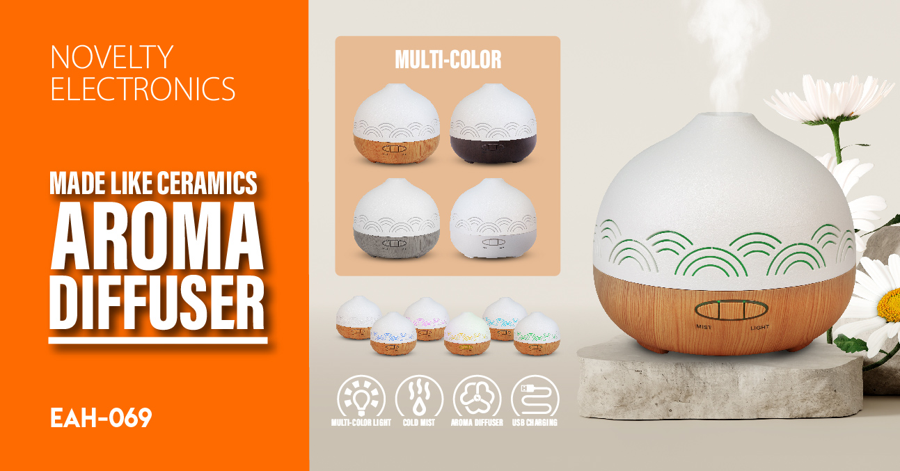 Imitation Ceramics & Wood Aroma Diffuser