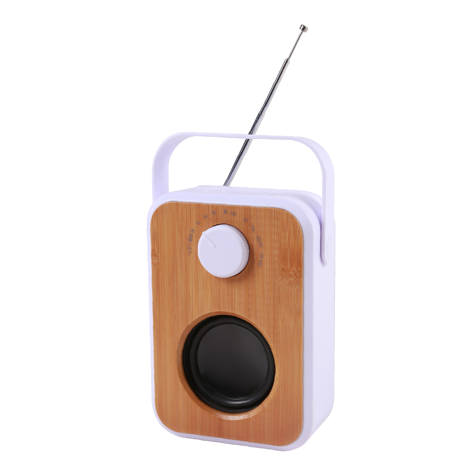 Portable Bamboo Bluetooth Speaker & Radio