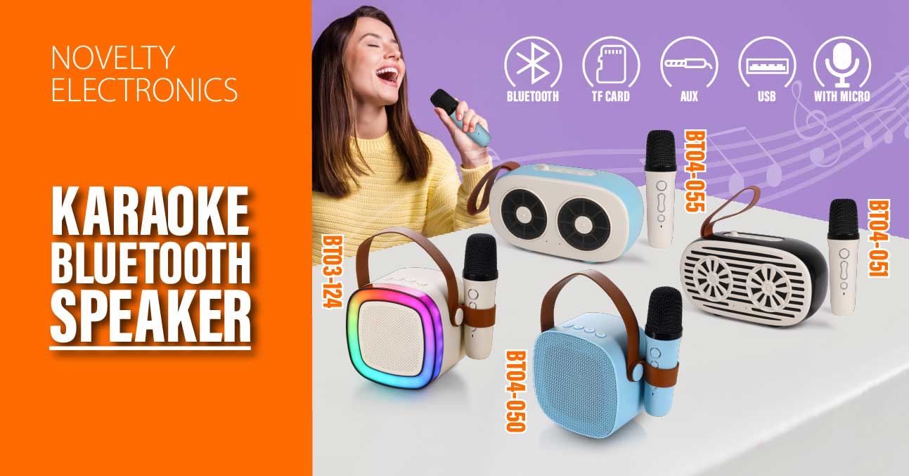 Karaoke Bluetooth Speaker with Microphone