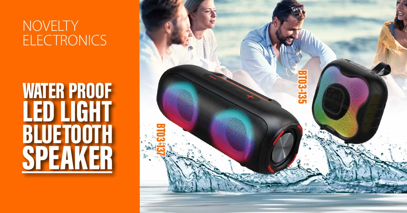 IPX6 Waterproof Led Light Bluetooth Speaker