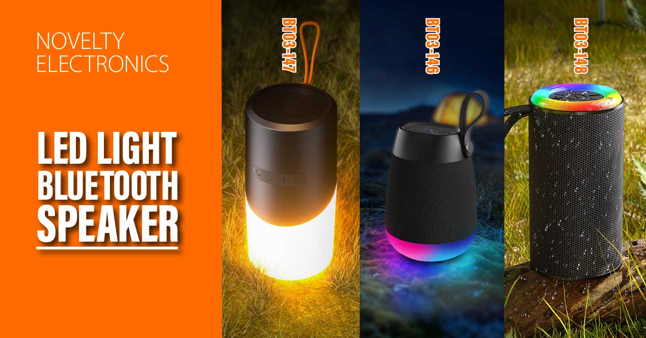 IPX4 Waterproof Led Light Bluetooth Speaker