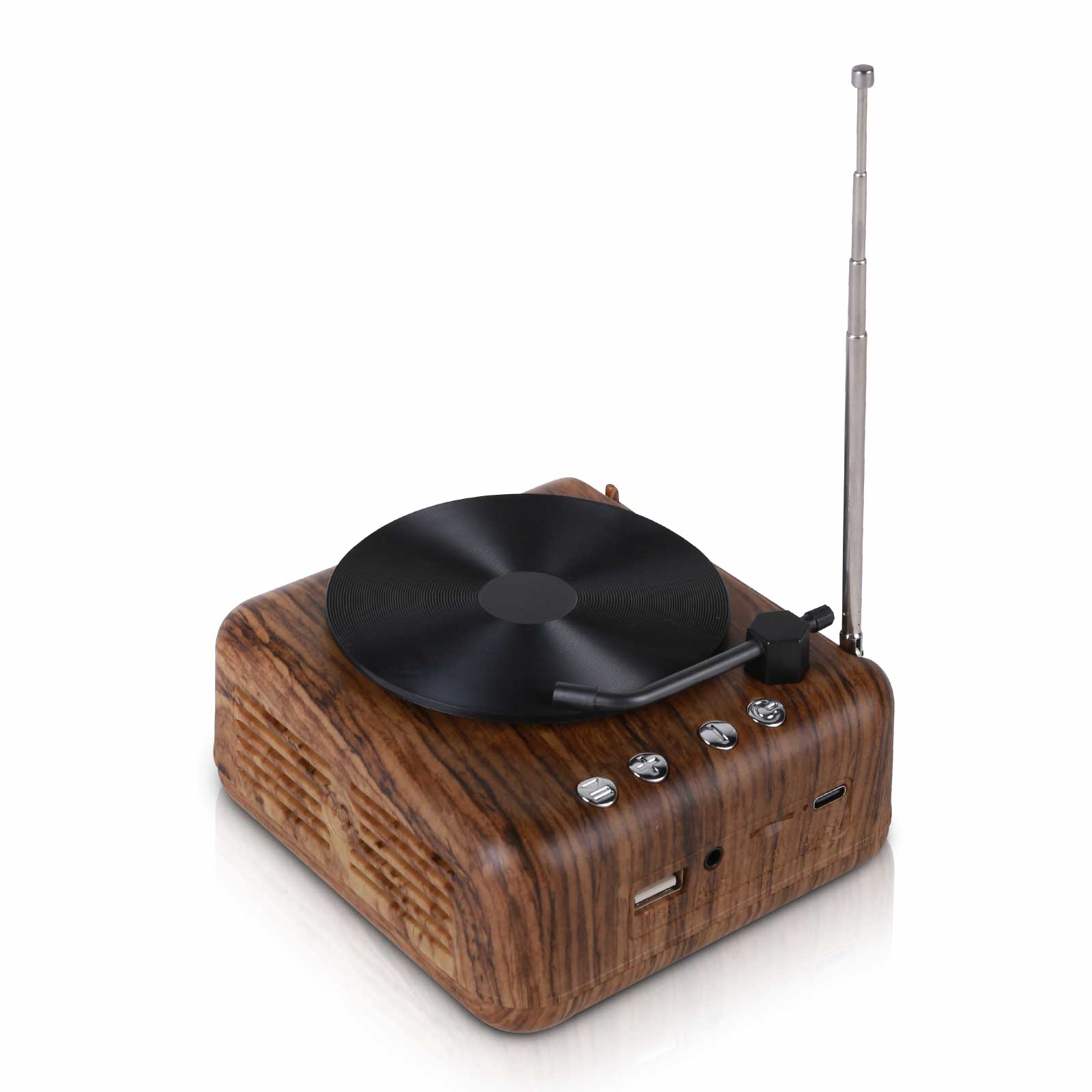 Mini Record Player Bluetooth Speaker