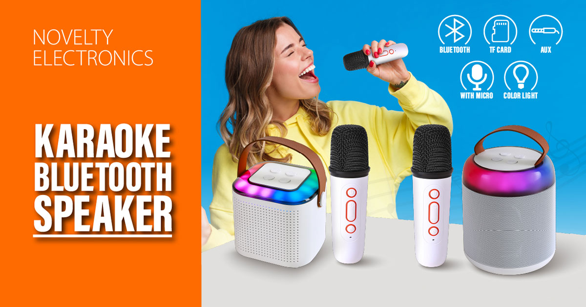 Portable Karaoke Led Speaker & Microphone Set