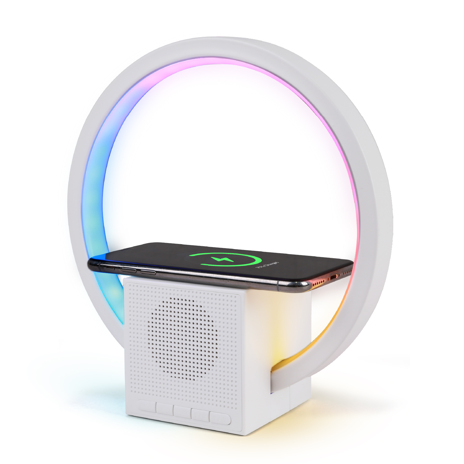 Led Light Wireless Charger Bluetooth Speaker 