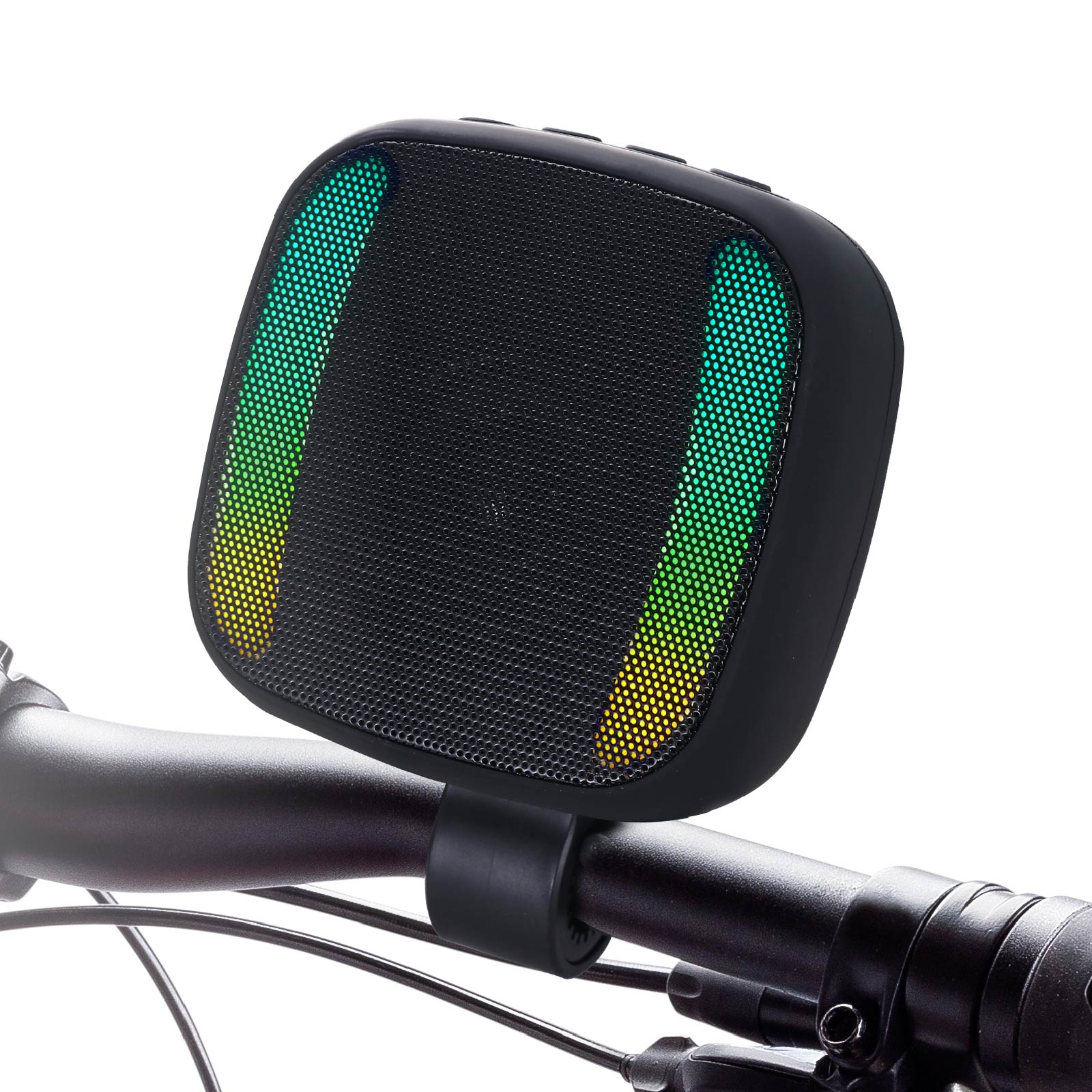 Bicycle Portable IPX5 Waterproof Led Light Bluetooth Speaker 