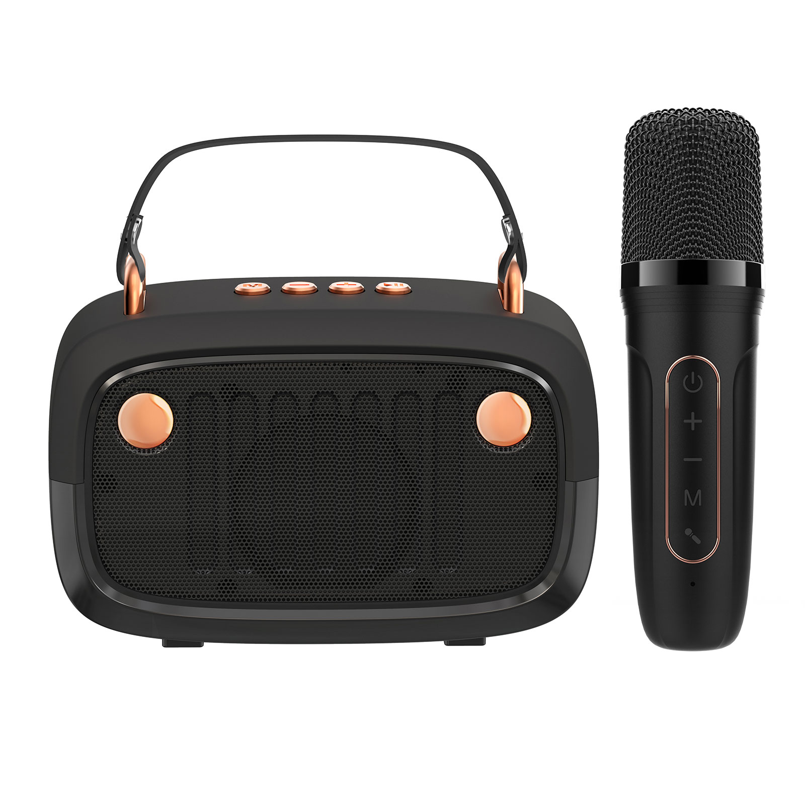 Portable Karaoke Bluetooth Speaker with Wireless Microphone