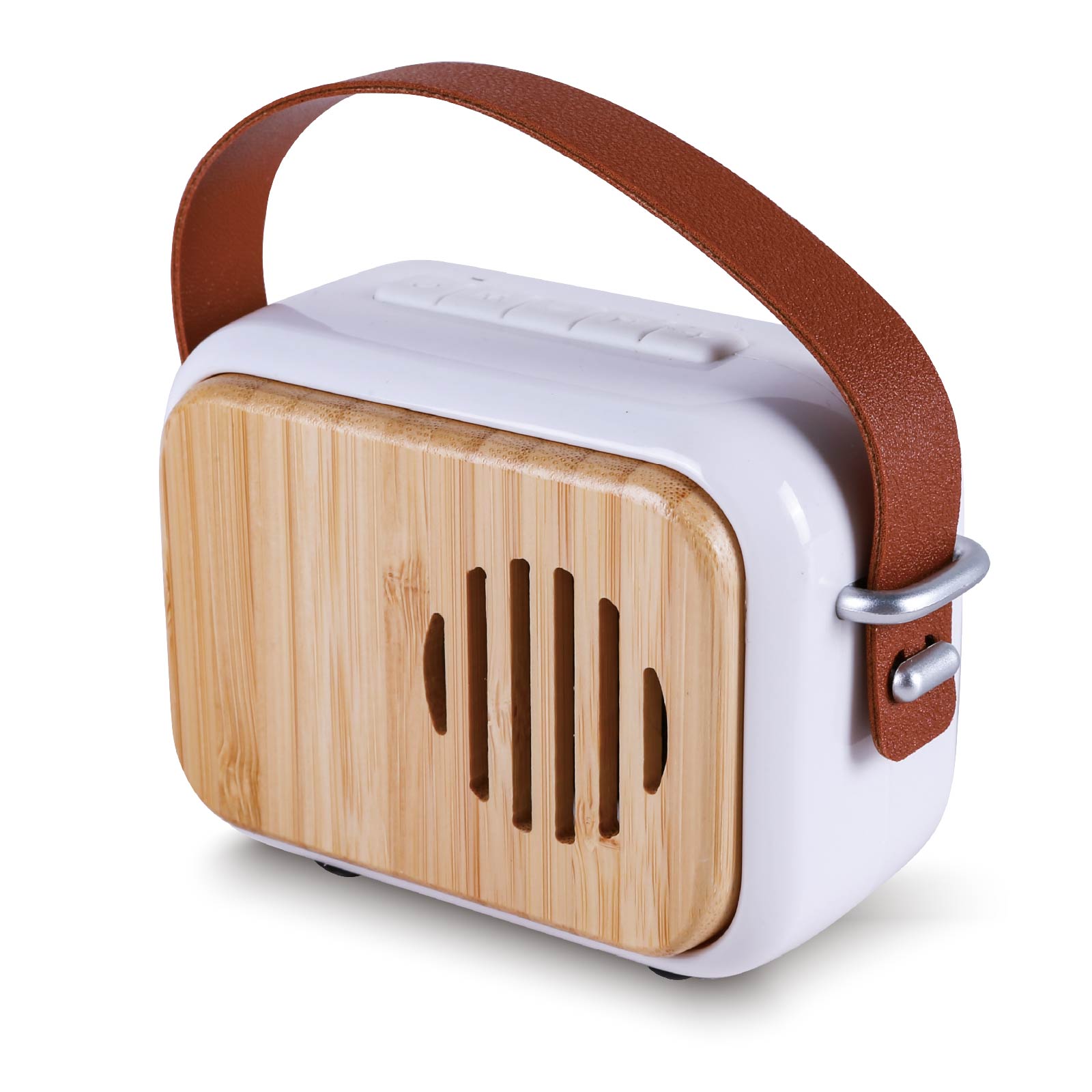 Portable IPX5 Waterproof Bamboo Bluetooth Speaker 