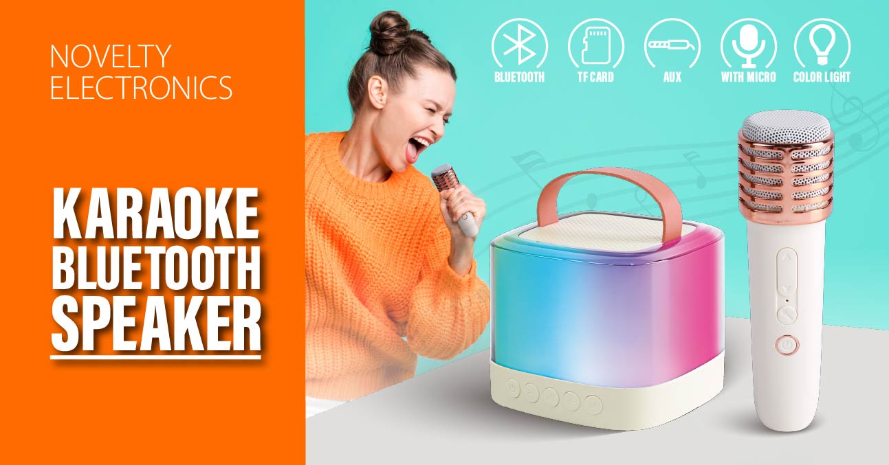 Karaoke Bluetooth Speaker & Microphone