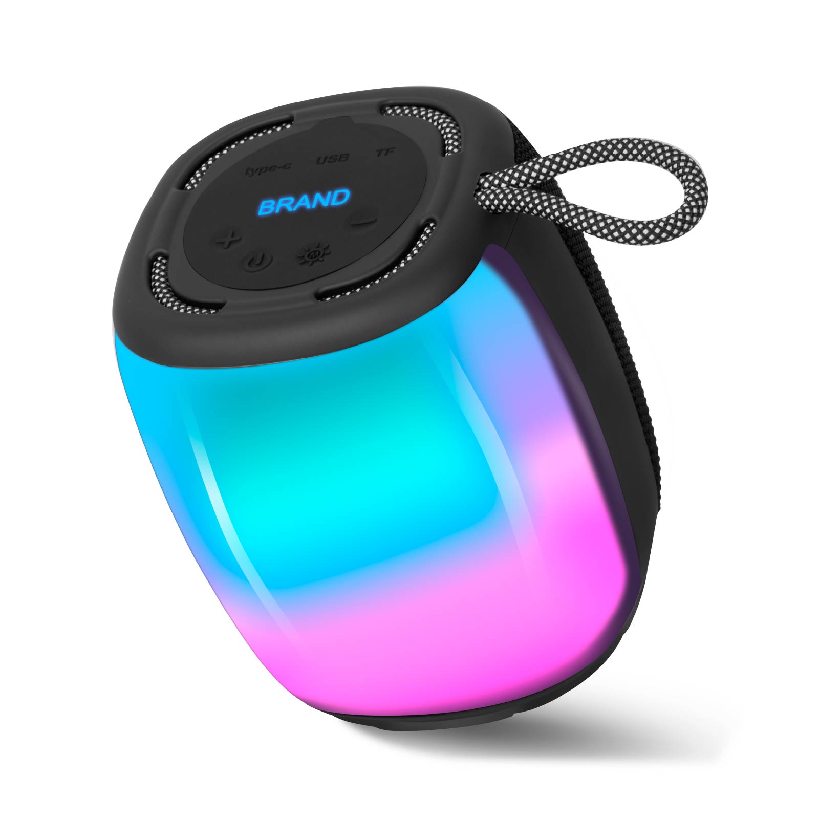 Portable Led Light Bluetooth Speaker 