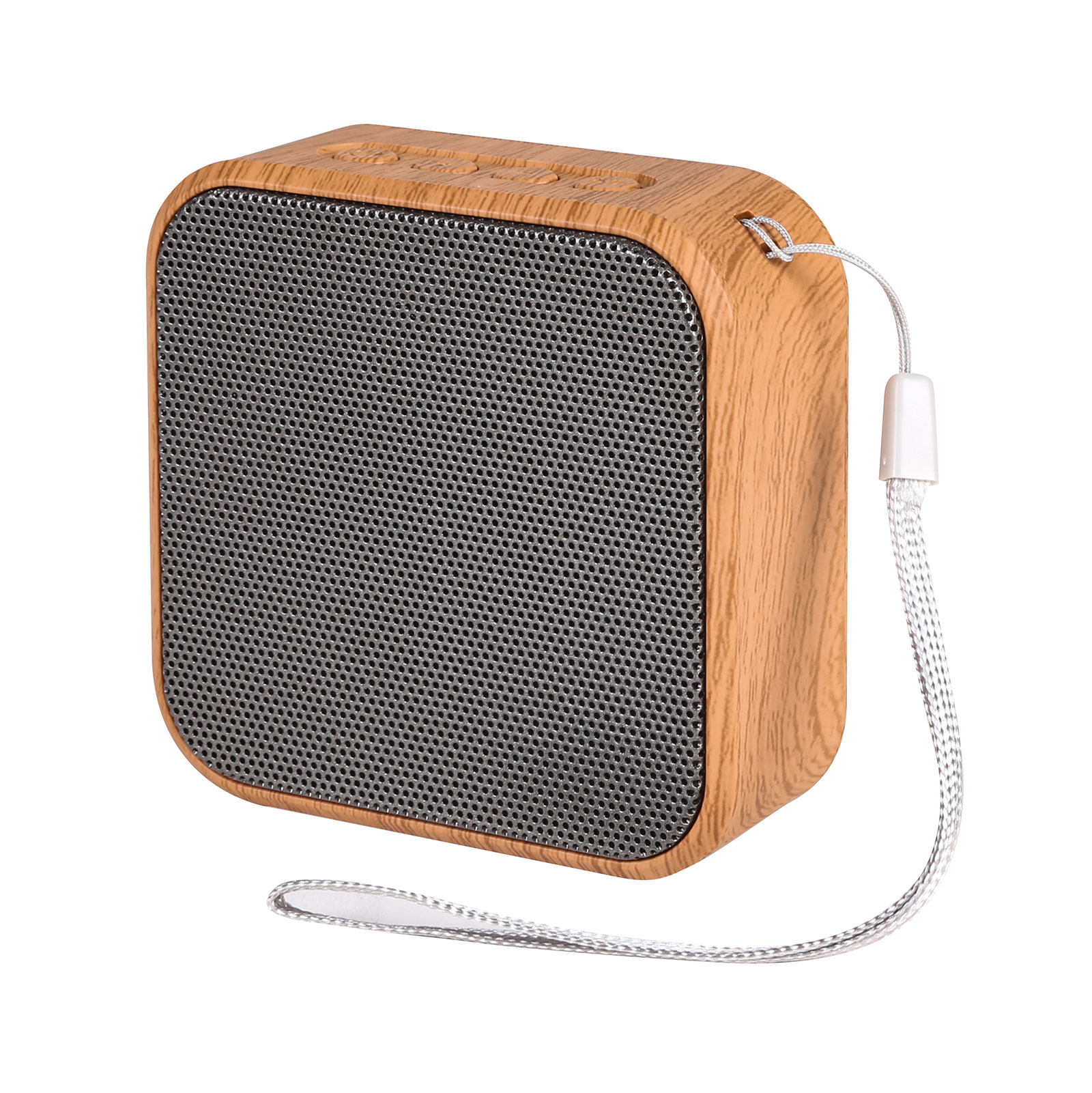 Portable Wood Grain Bluetooth Speaker & Radio
