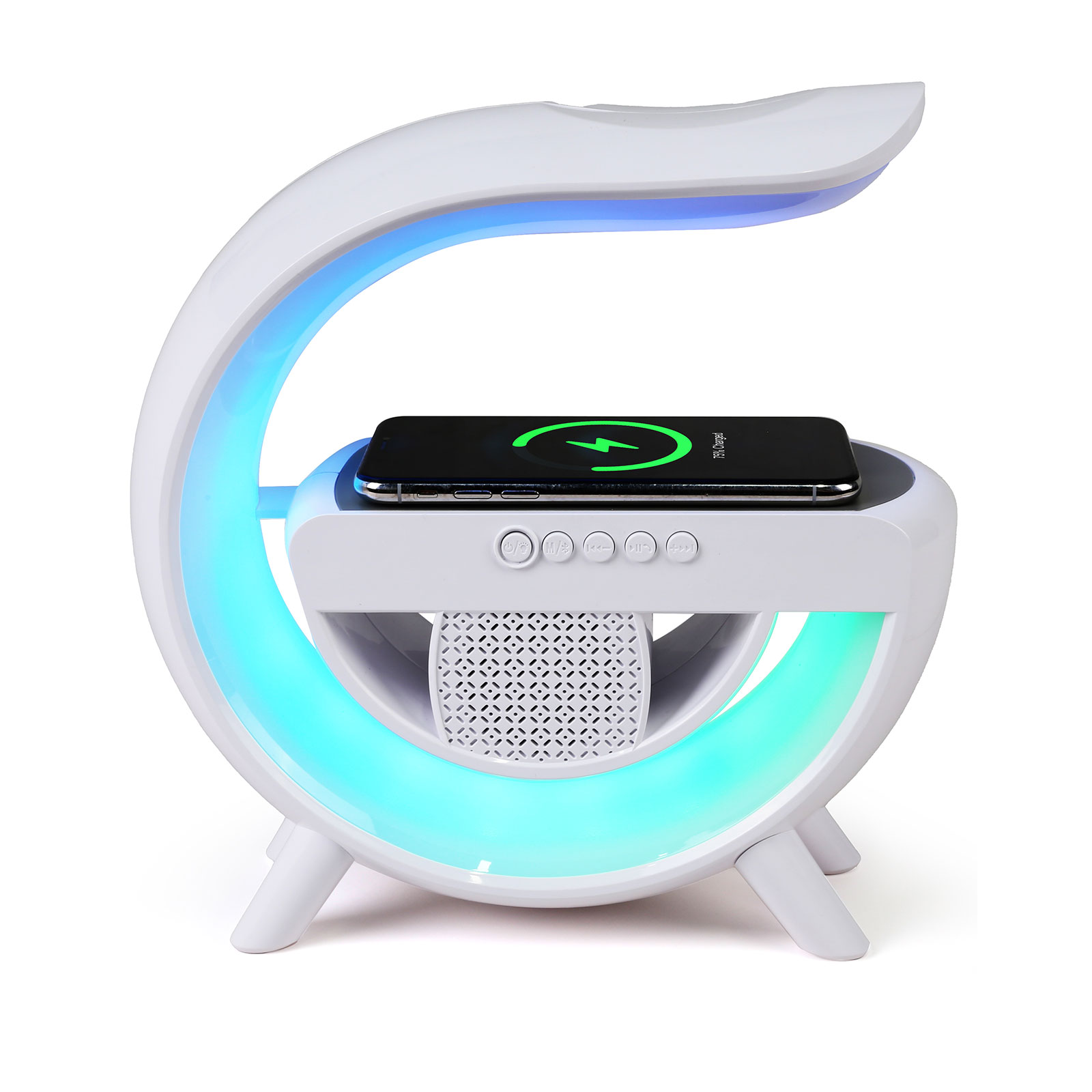 Led Light Wireless Charger Bluetooth Speaker  